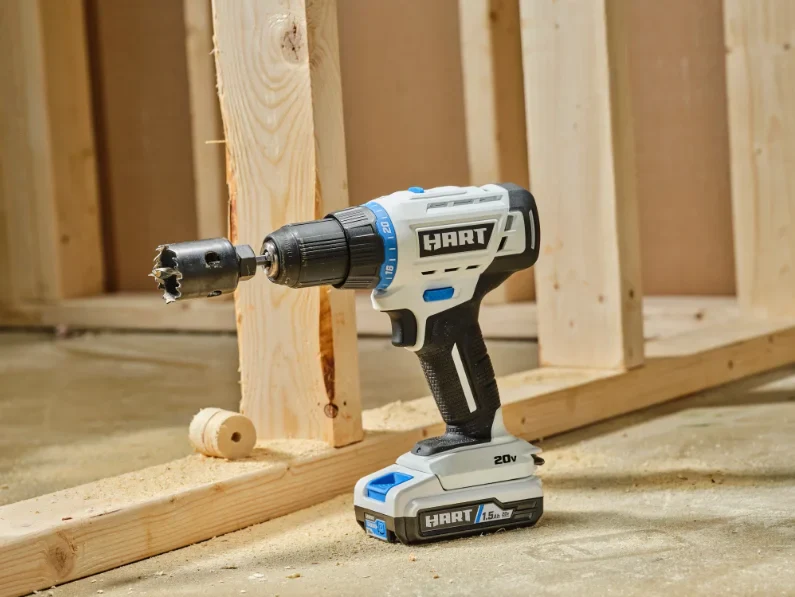 HART 20-Volt 1/2�� Drill/Driver 2-Pack 4AH Battery Kit Bundle
