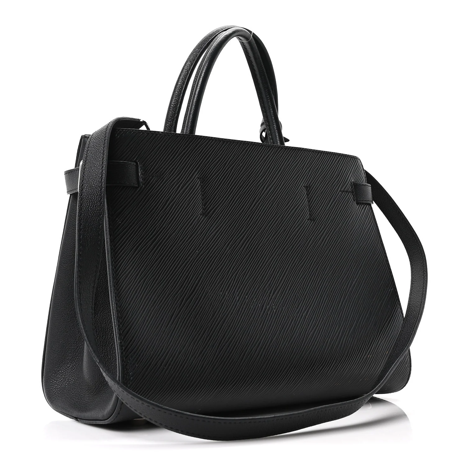 Epi Twist Tote Black