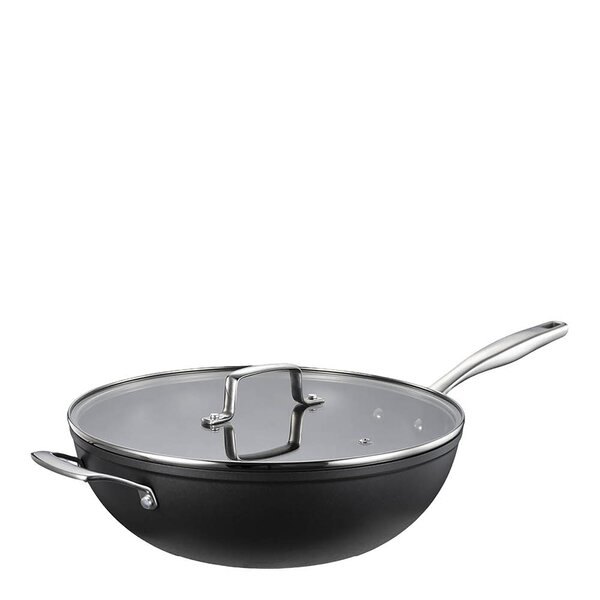 Black Line wok 30 cm svart