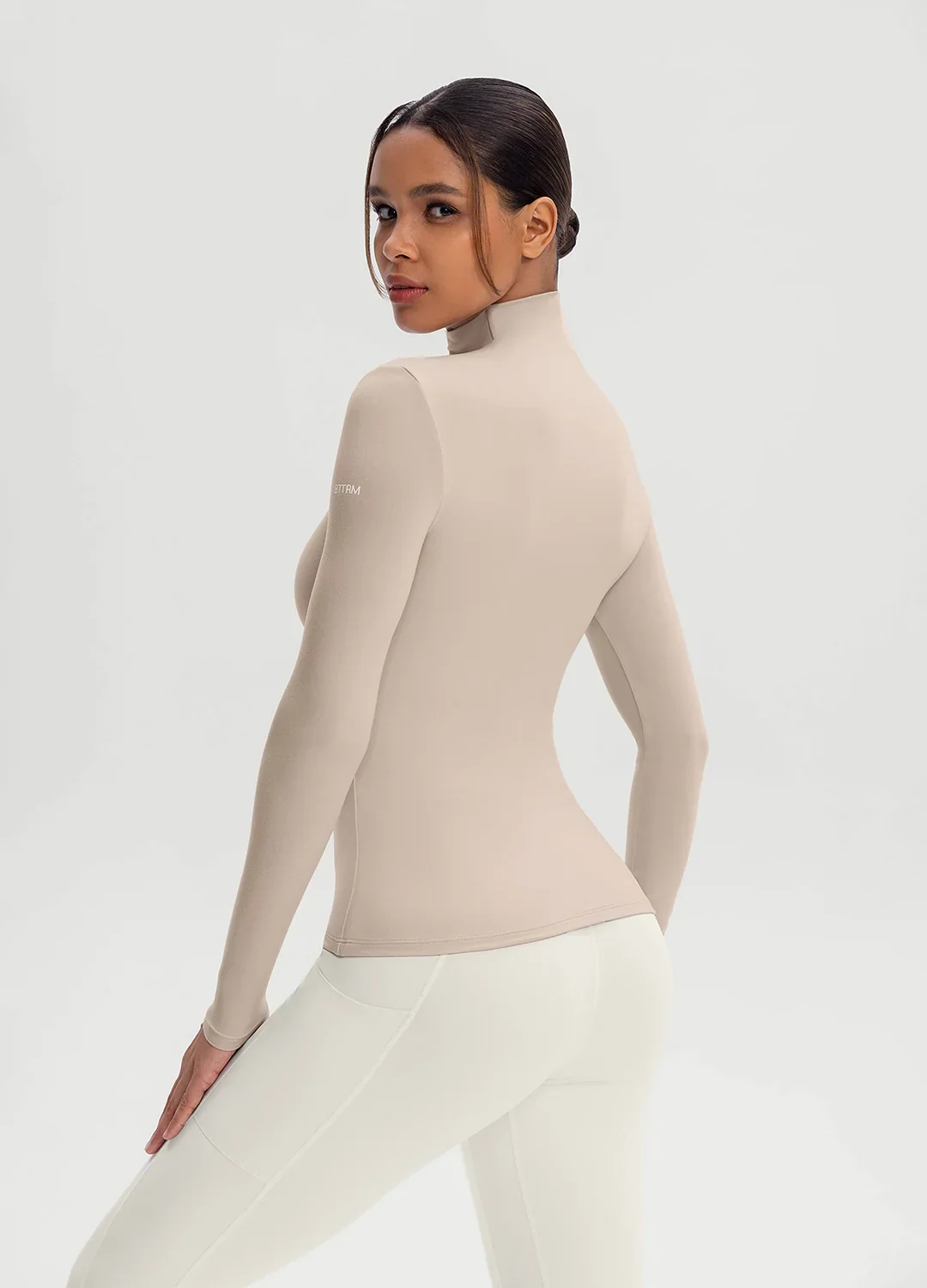 Mock Neck Long Sleeve Top