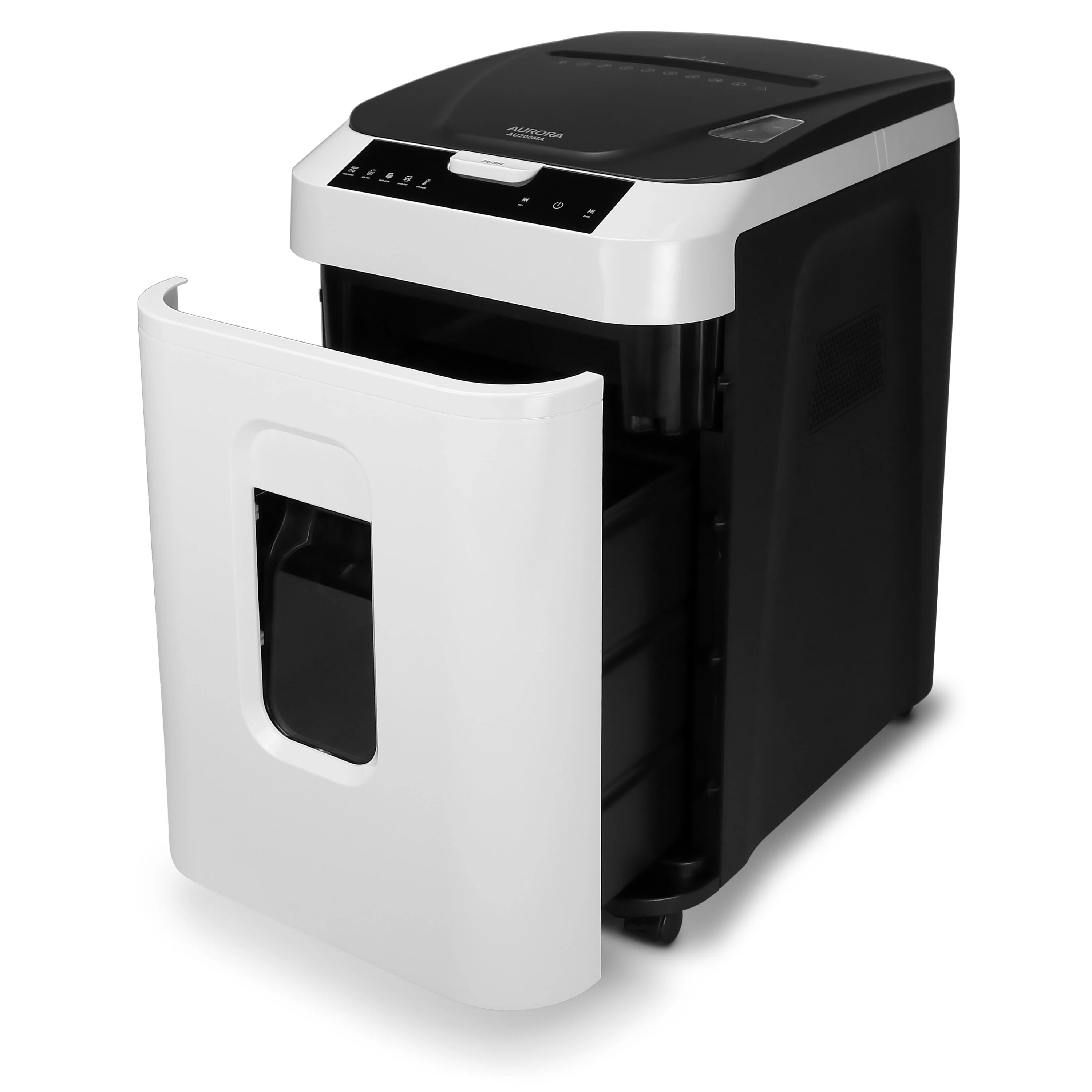 GB Commercial Grade 200 Sheet Auto Feed Micro Cut Paper Shredder with Pullout Basket Image 5