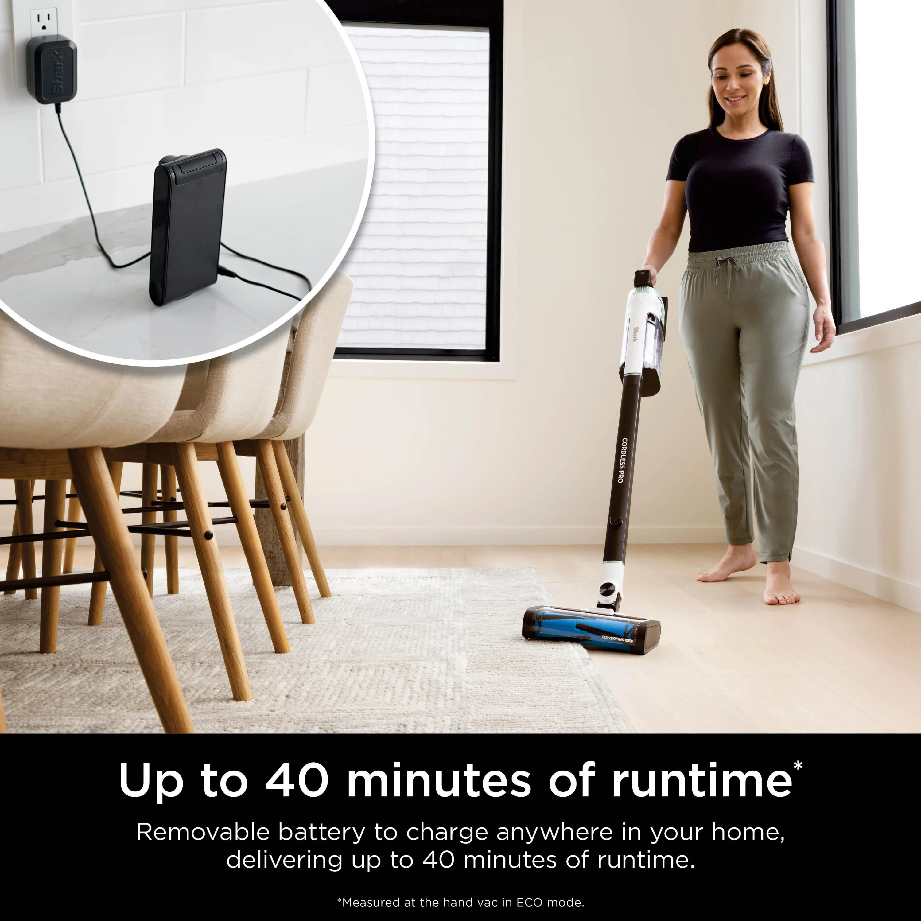 Cordless Pro Stick Vacuum with Clean Sense IQ Technology, Power Fins PLUS Brushroll, Crevice Tool Included, HEPA Filtration, IZ540H - Image 6