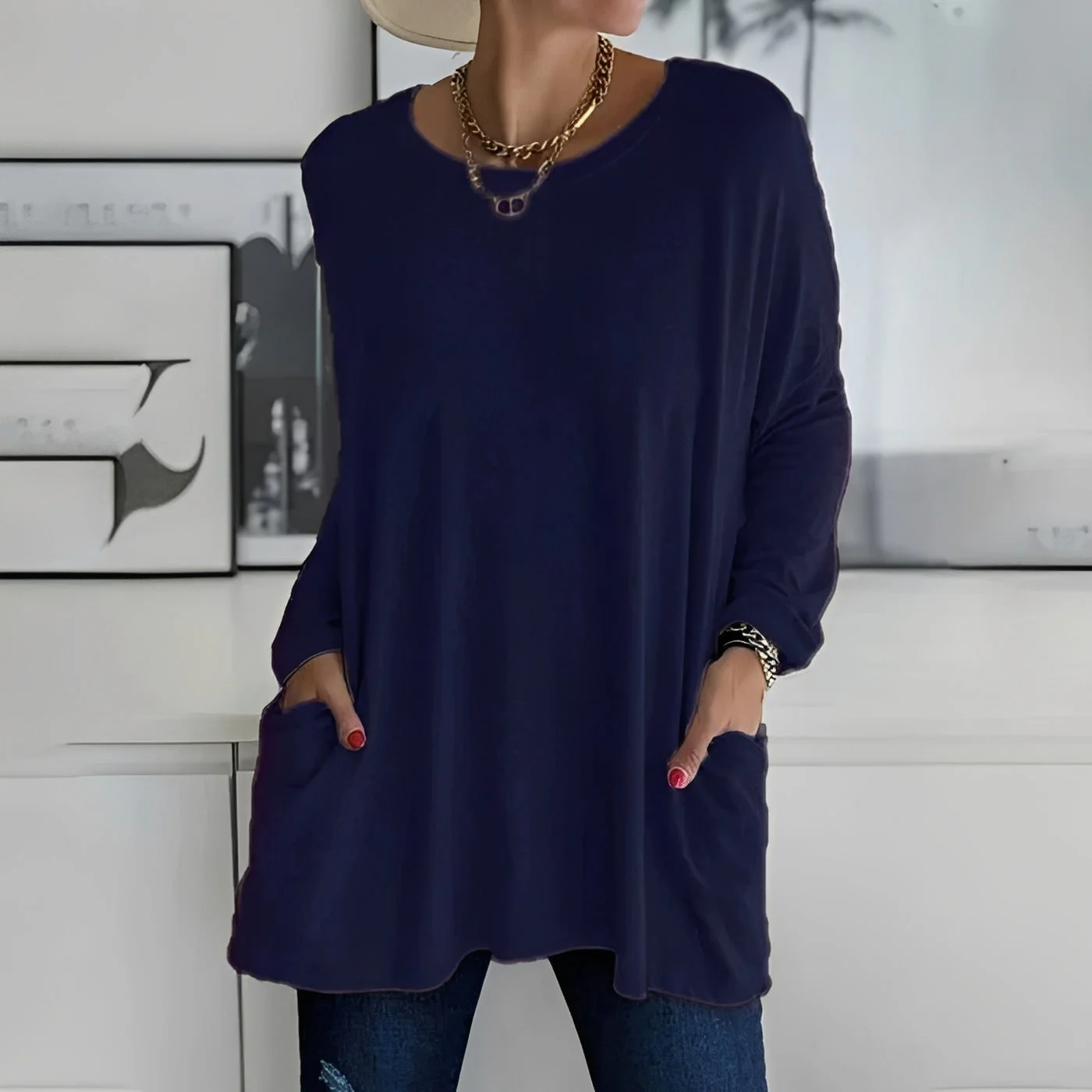 Chantelle - Chemise à manches longues avec poches