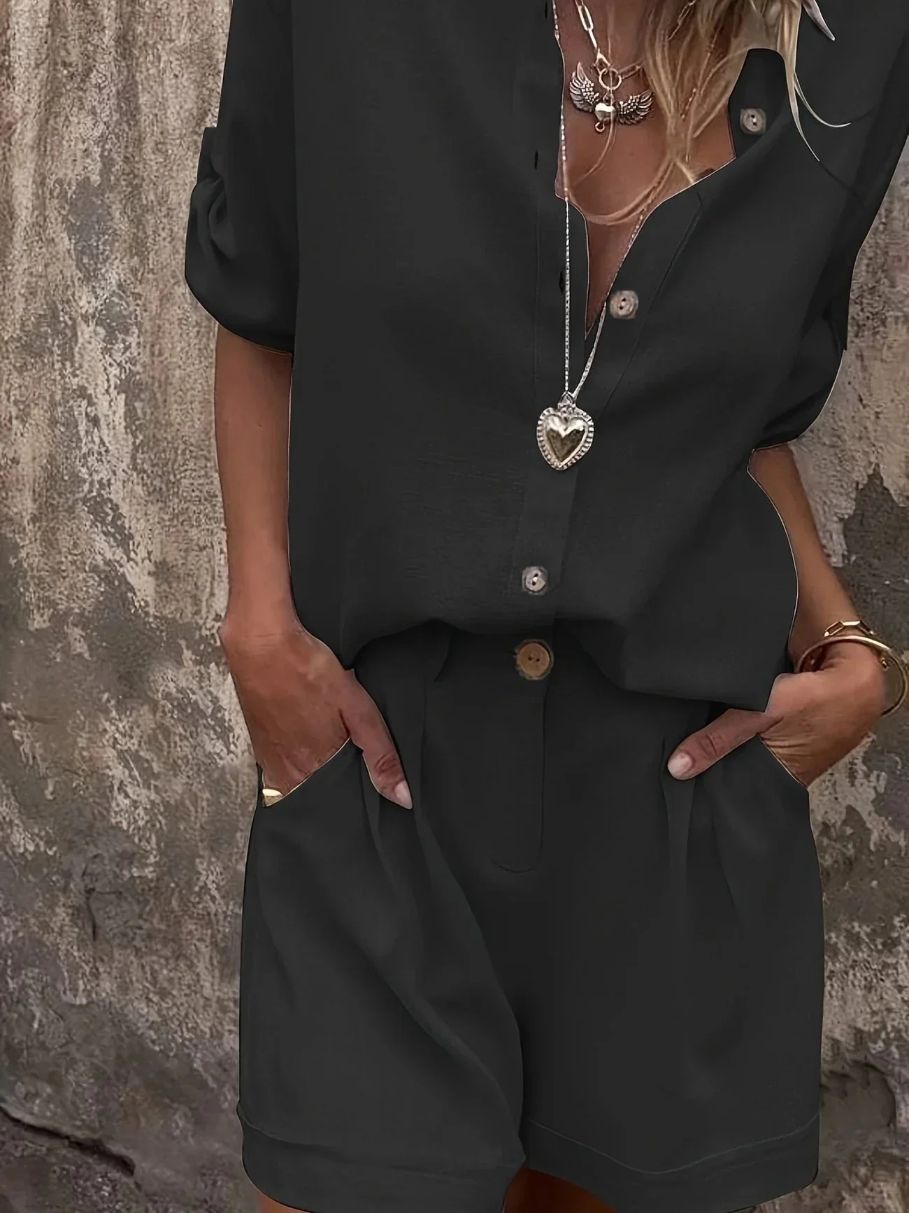 Ensemble d'été élégant deux pièces pour femmes