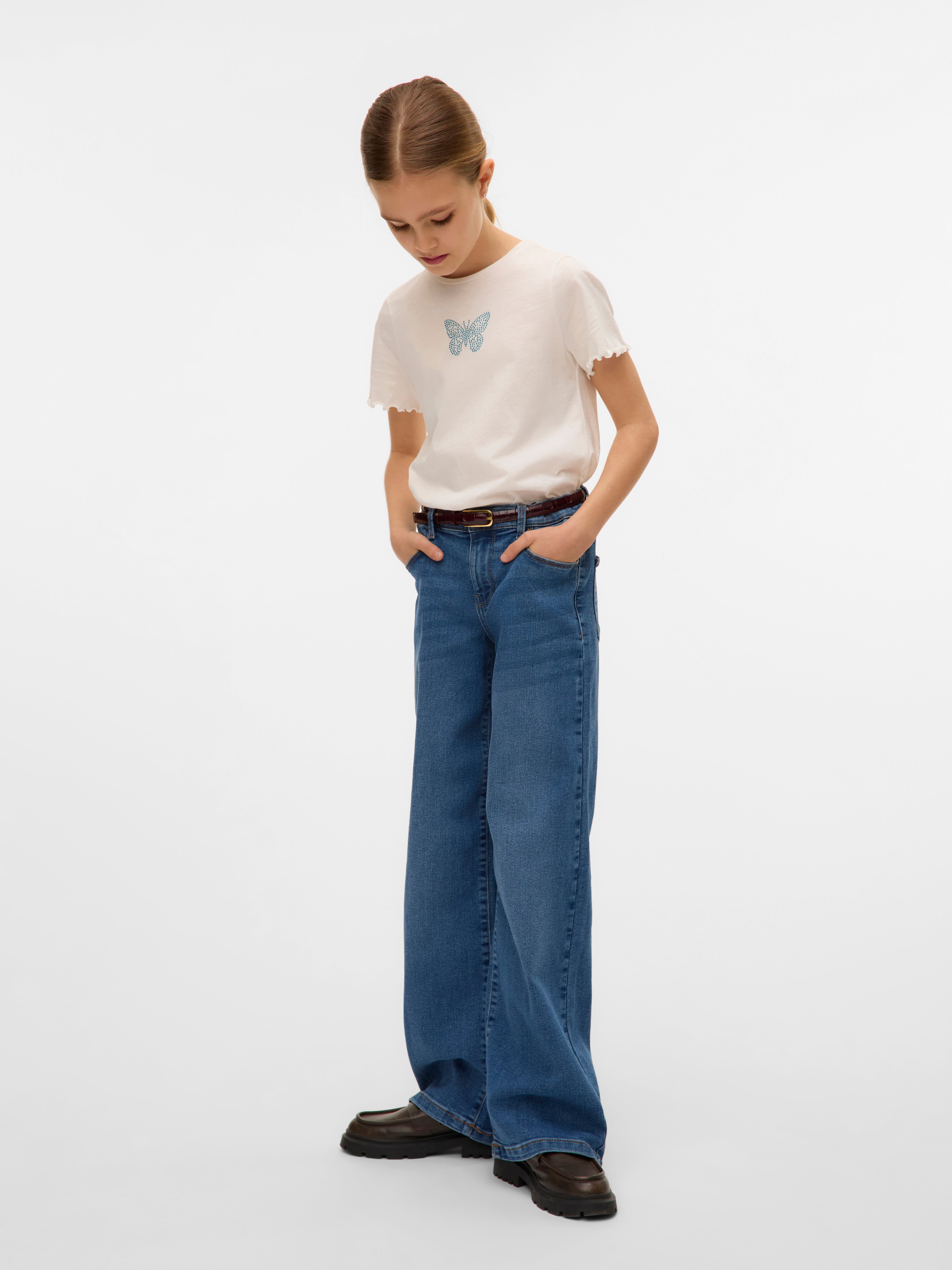VERO MODA® VMEMILIE Mid waist Wide Leg Fit Jeans