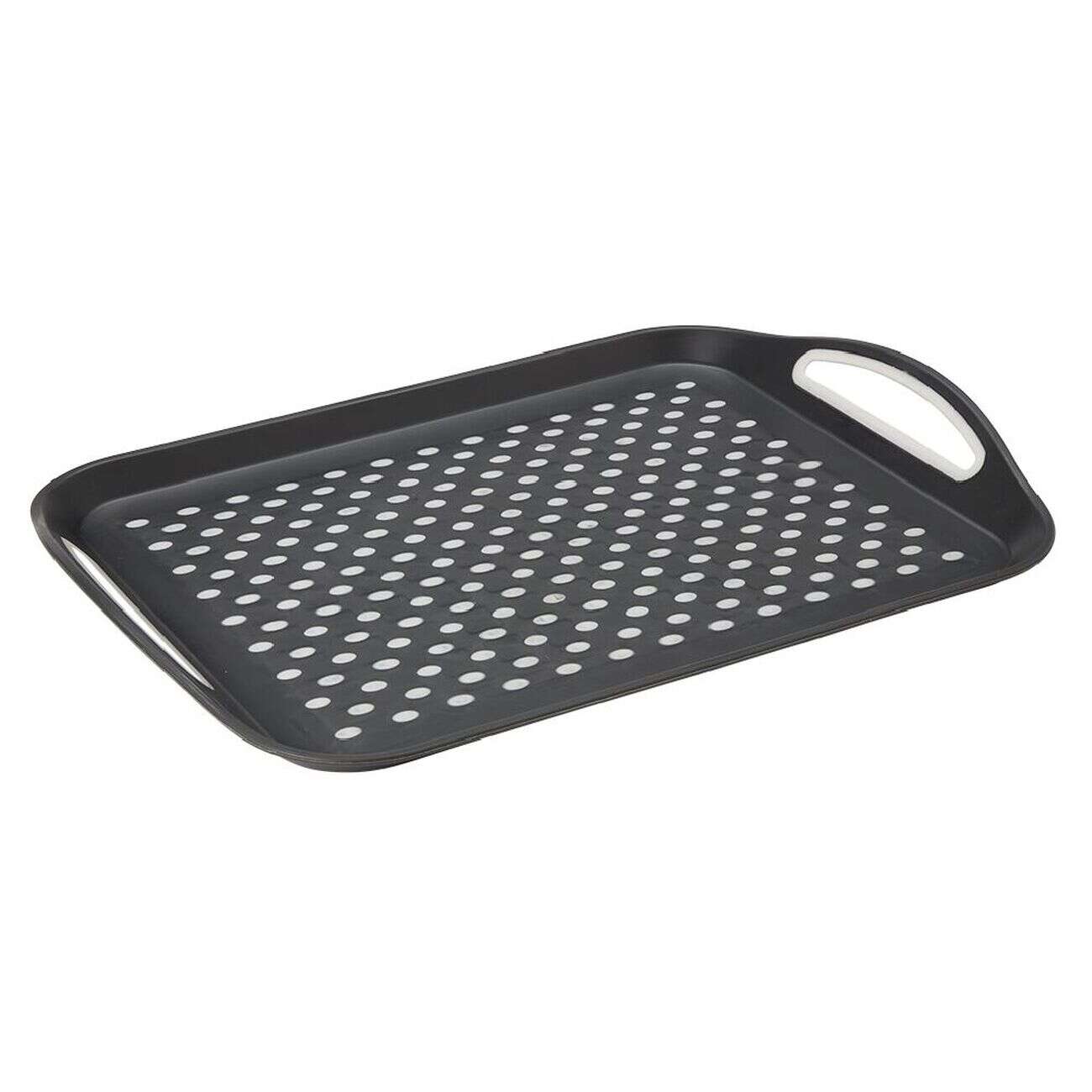 Plateau anti dérapant gris