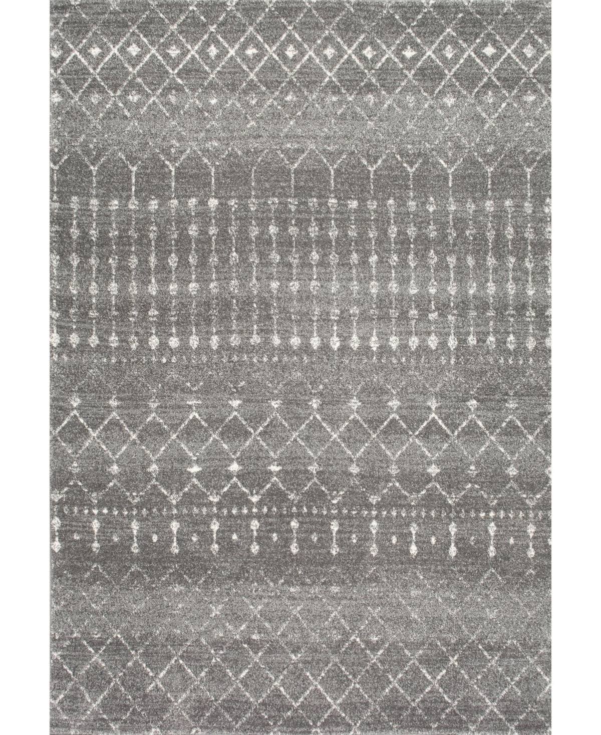 nuLOOM Traditional Vintage Can Trellis Area Rugs, Dark Gray