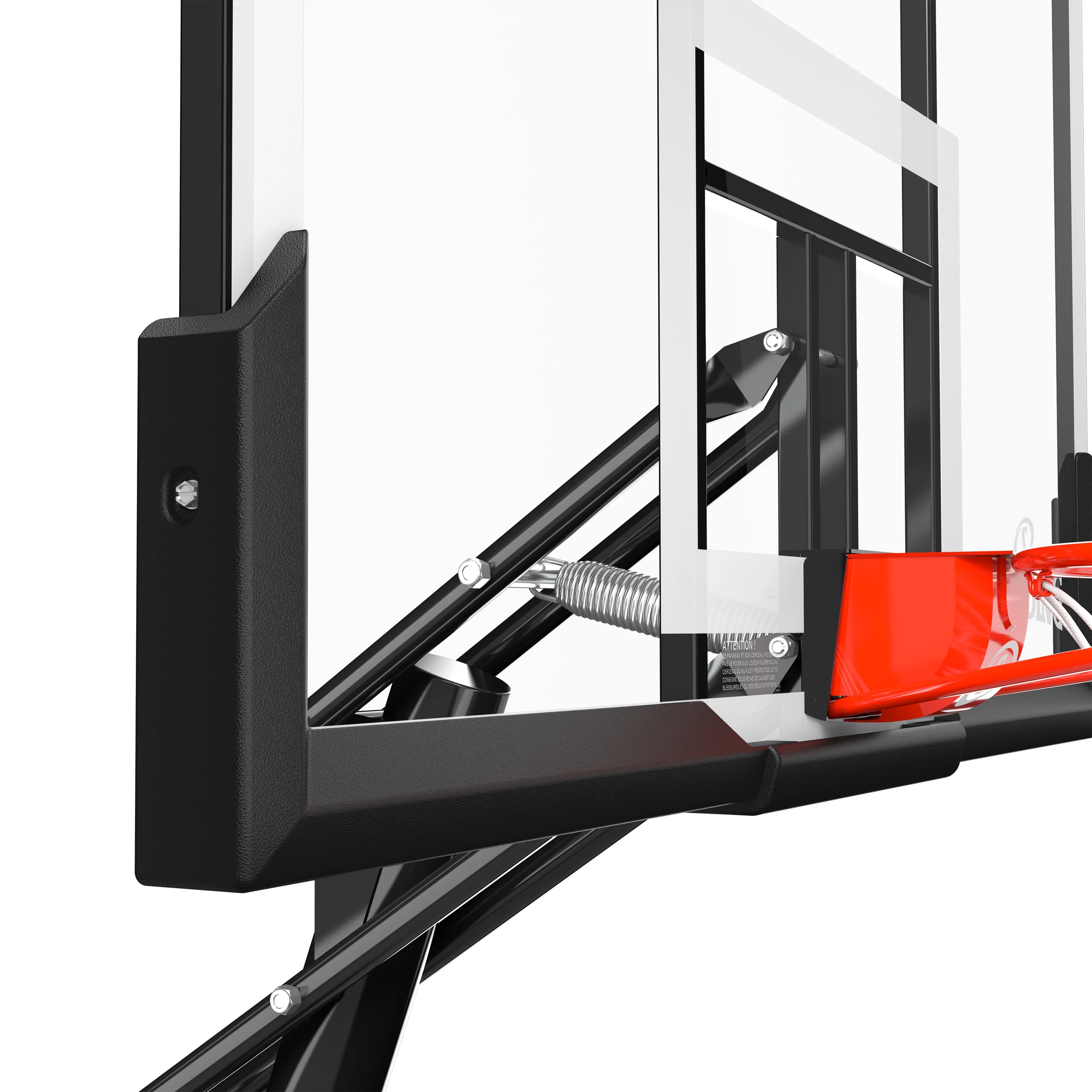 54-Inch Portable Basketball Hoop with Shatter-Proof Polycarbonate Backboard, Adjustable ExactaHeight System Pro Slam Rim-Outdoor Play(Hoop Only) - Image 8