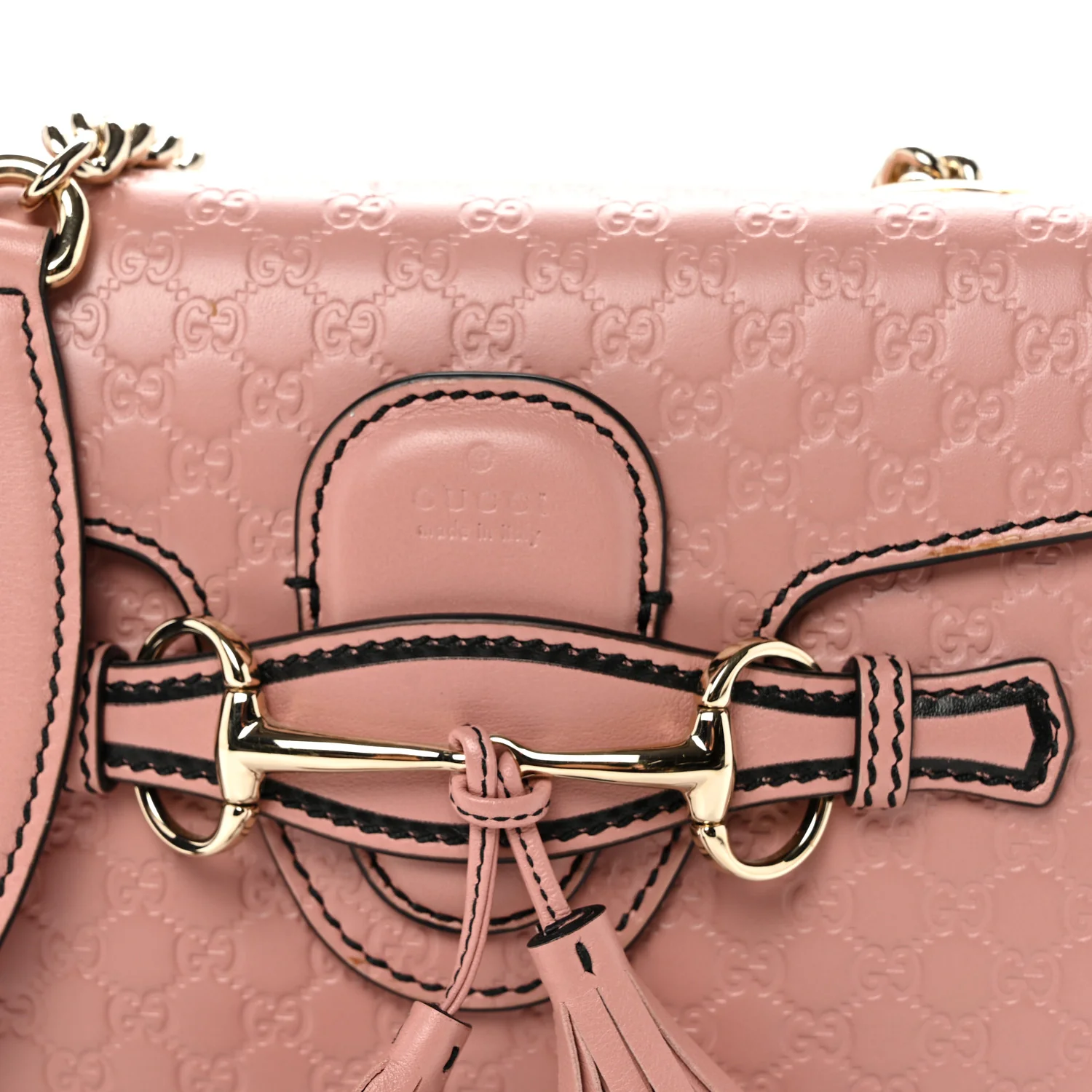 Microguccissima Mini Emily Shoulder Bag Soft Pink