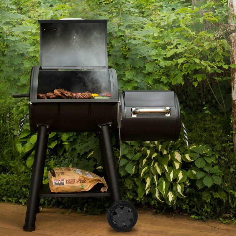 Offset Smoker 500 kullgrill svart