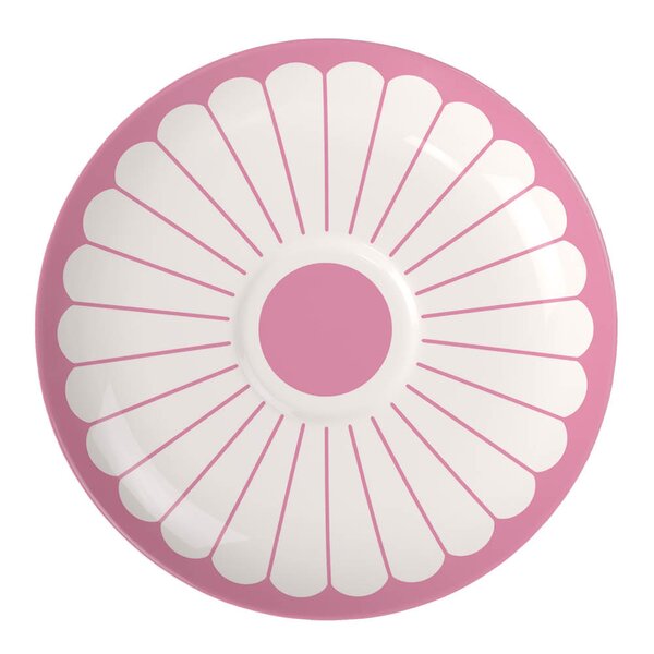 Fleur cassis fat til cappuccinokopp 17,5 cm rosa