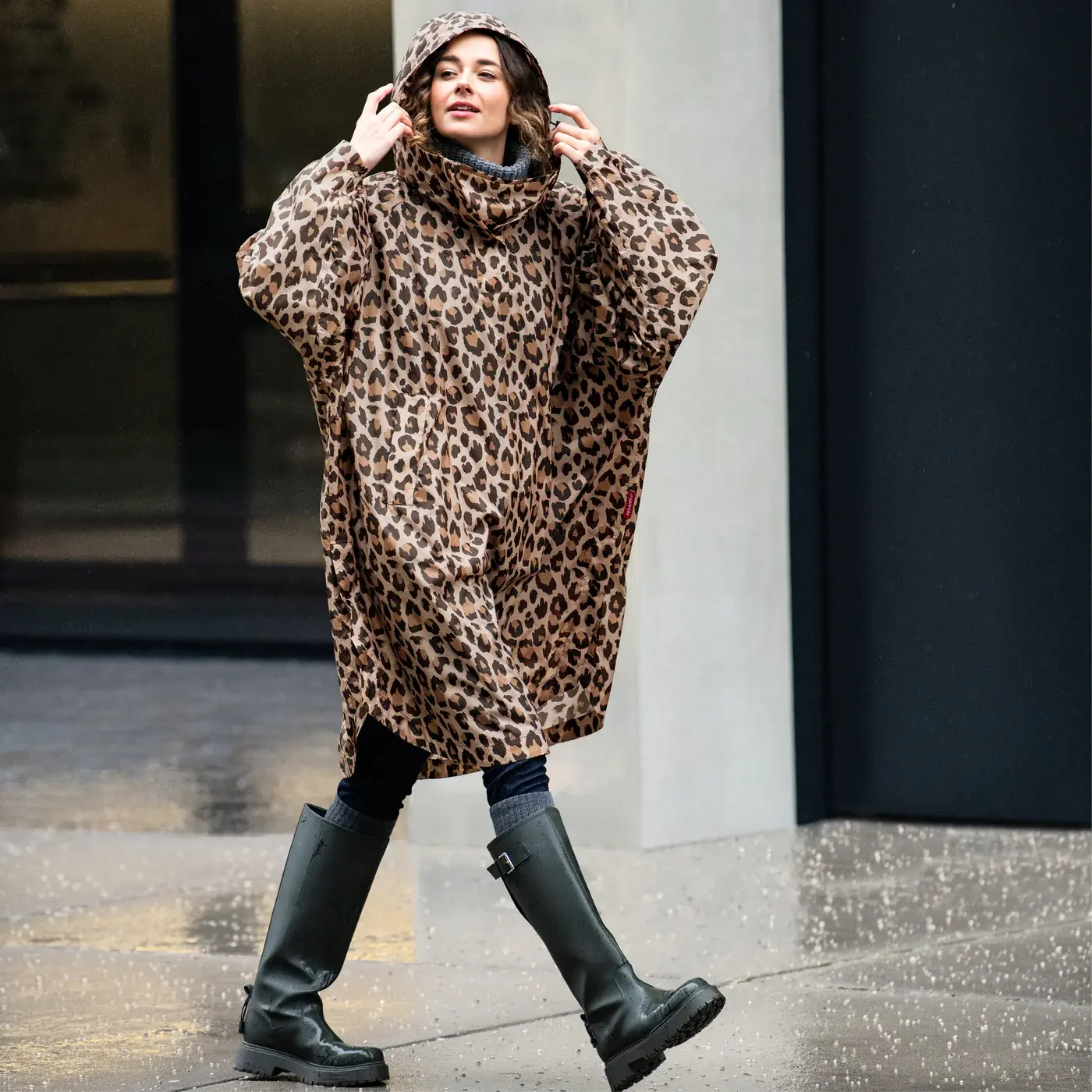 mini maxi raincoat leo macchiato