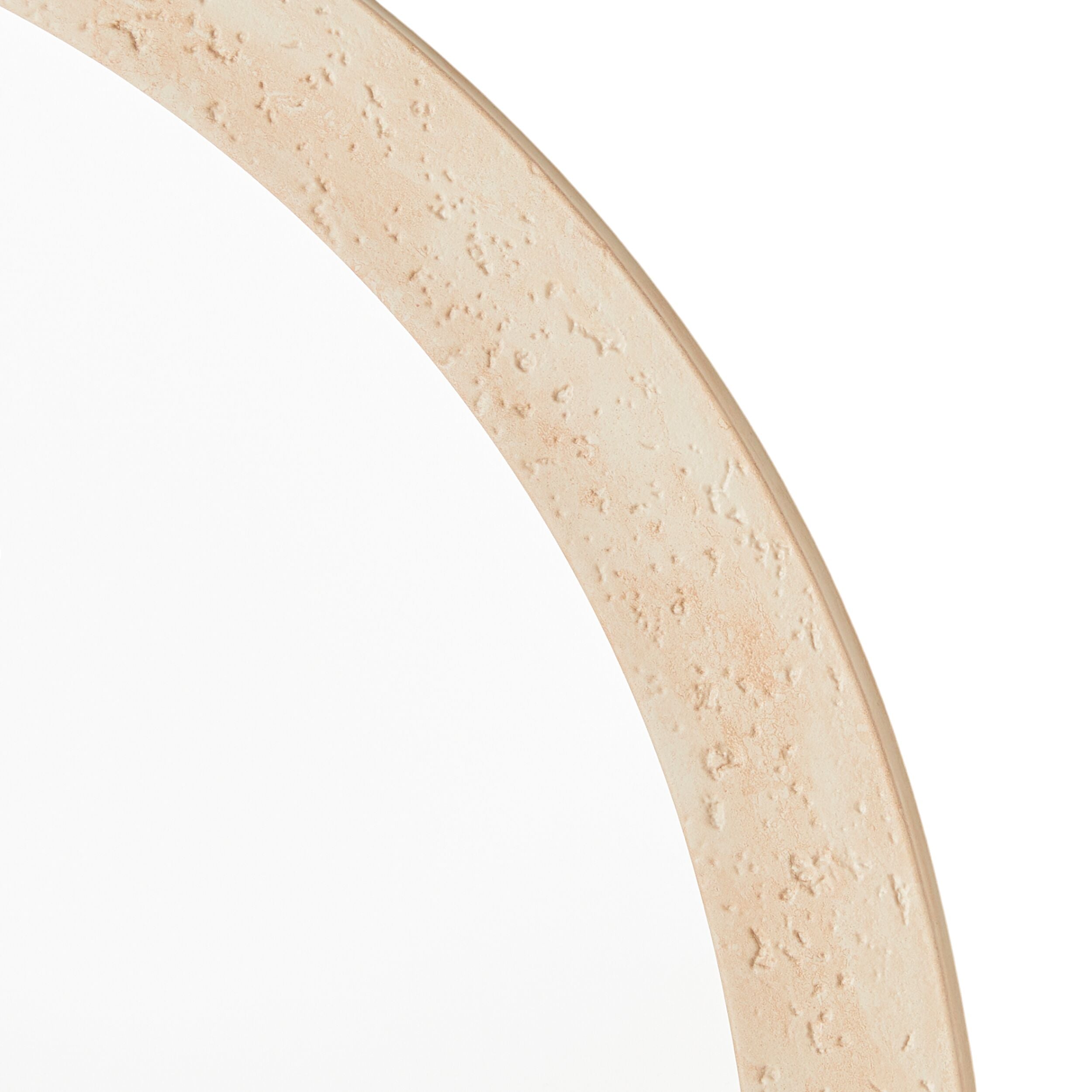 Dune Stone Effect Arched Mirror 50x70cm