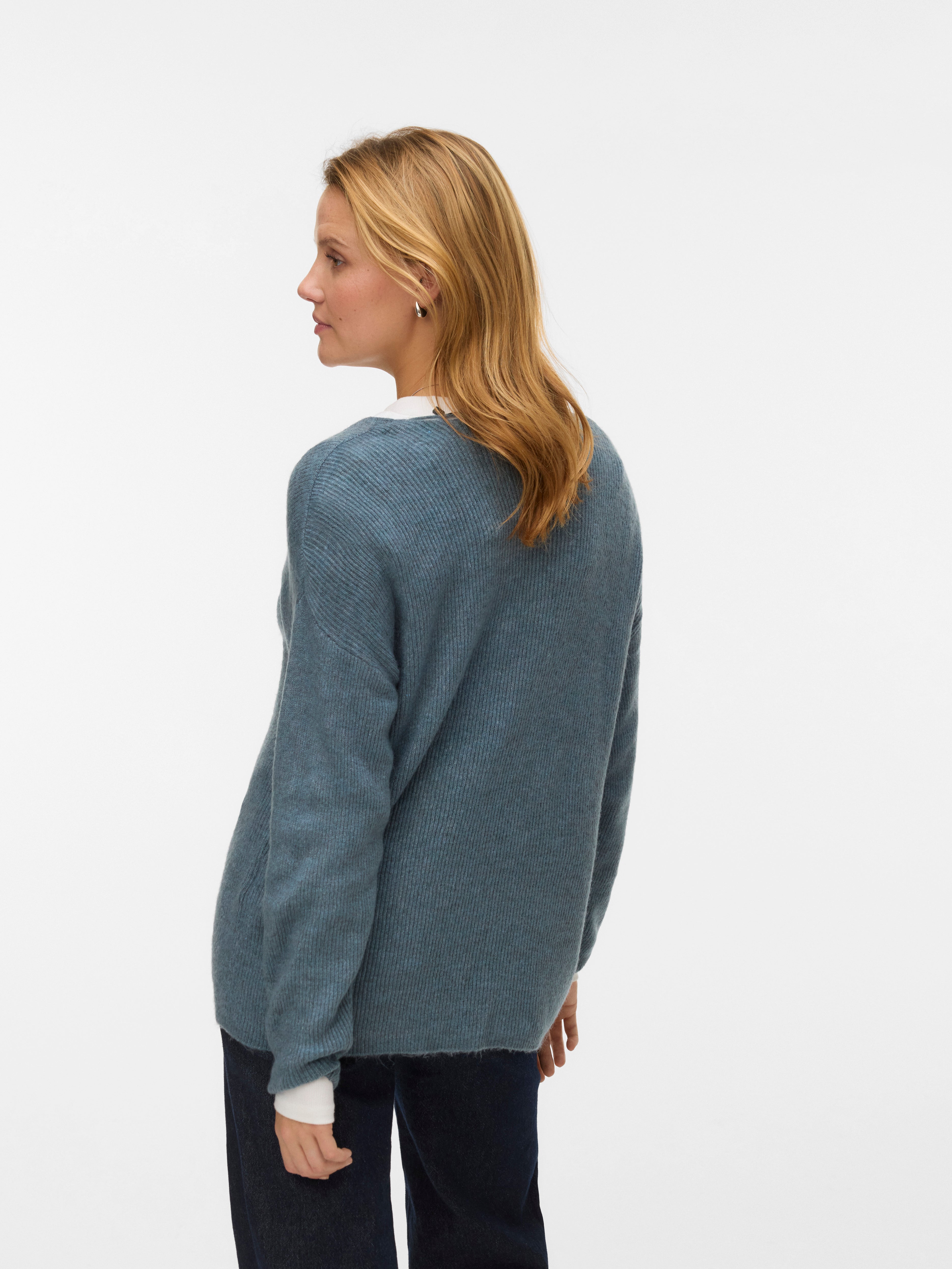 VERO MODA® VMCREWLEFILE Knitted pullover