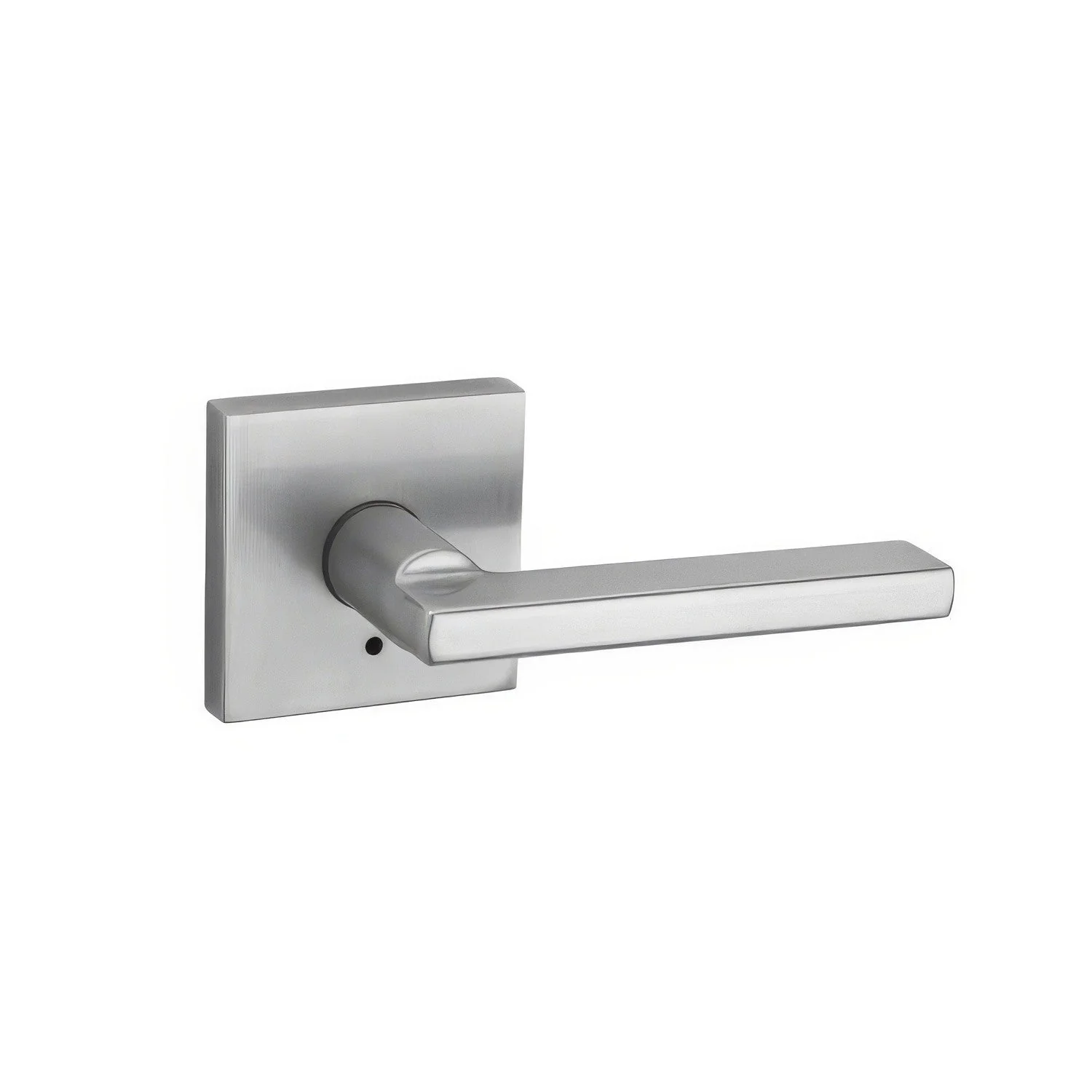 Kwikset 730HFLSQT Halifax Privacy Door Lever Set with Square Rosette - TA Screen Specialist, Inc.