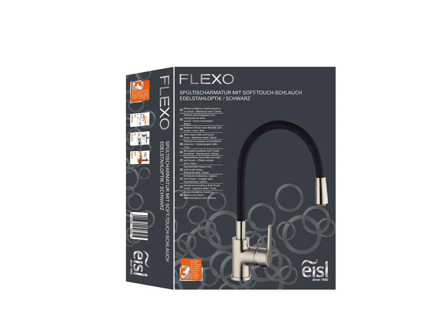Eisl Mitigeur de cuisine Flexo, avec fonction Cold Start