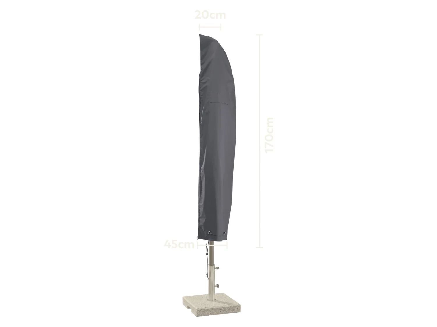 LIVARNO Housse de protection pour parasol ou Sac de rangement pour coussins