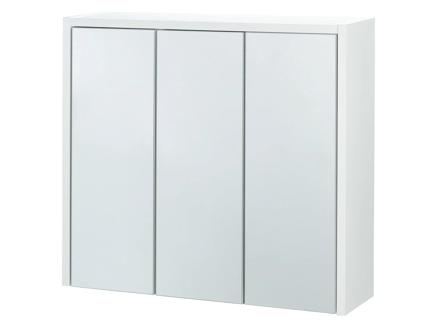 LIVARNO home Armoire de toilette miroir, 65 x 60 x 17 cm, blanc