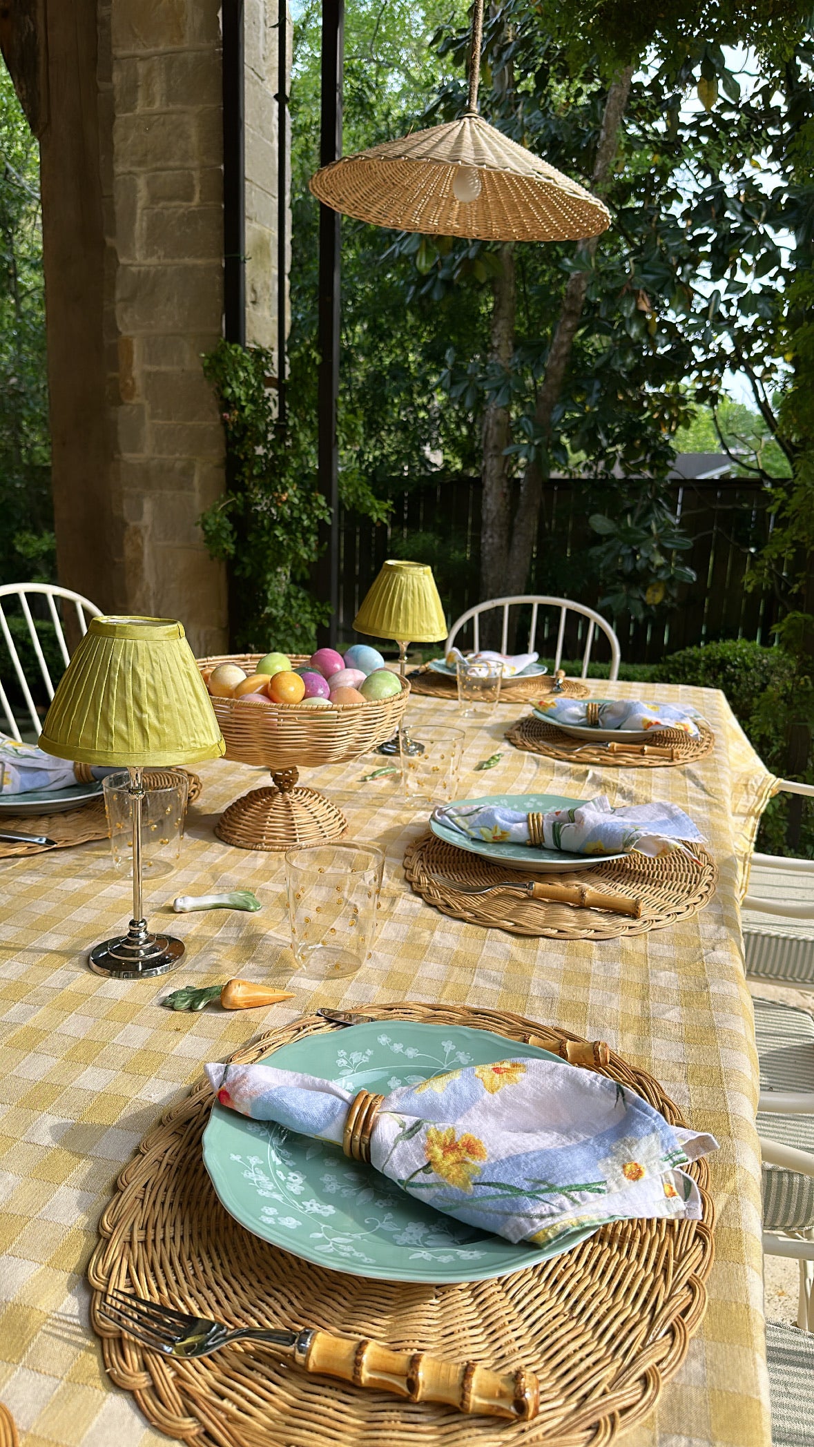 Daffodil Stripe Napkin, Multi