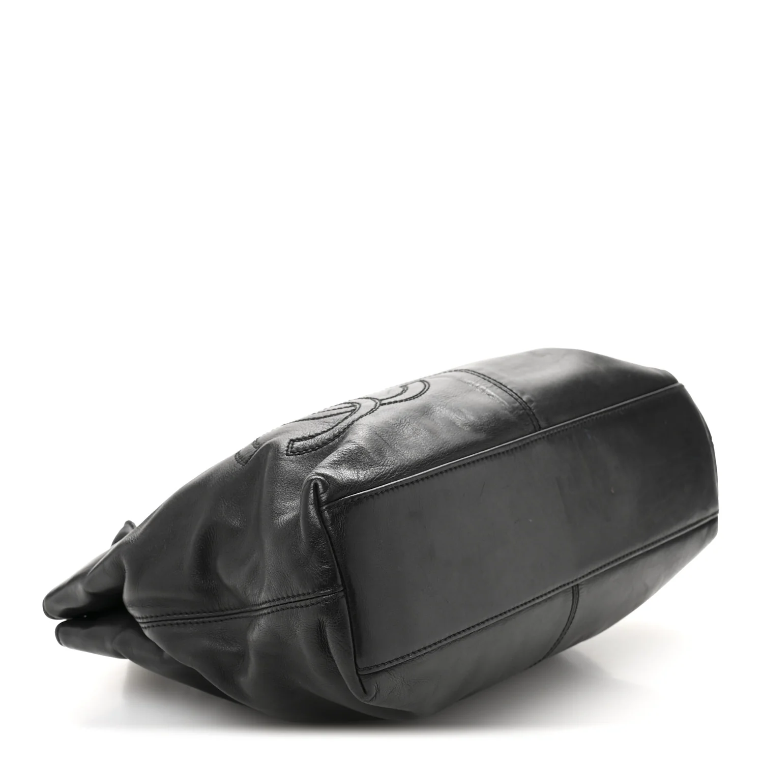 Lambskin CC Shoulder Bag Black