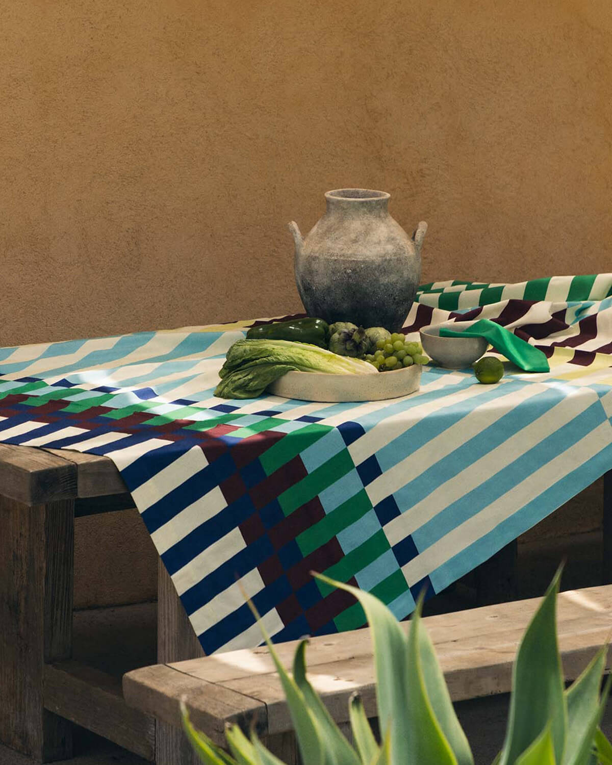 Mahia -  Mantel de Algodón (253x148 cm) Mahia