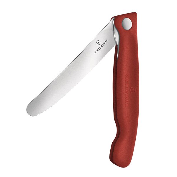 Swiss Classic piknikkniv 11 cm rød