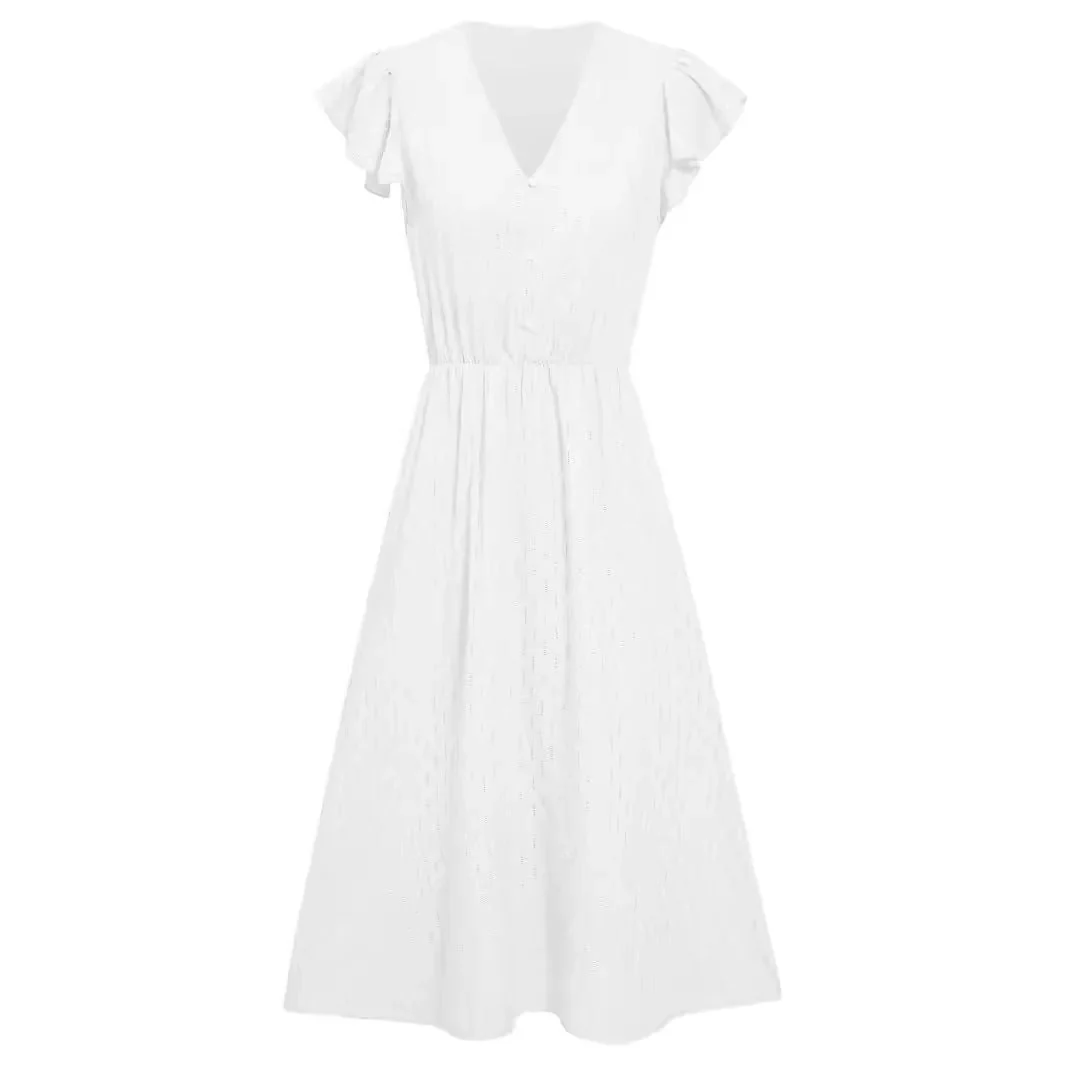 Sophie Paris | Robe de plage ajourée à col en V pour femme
