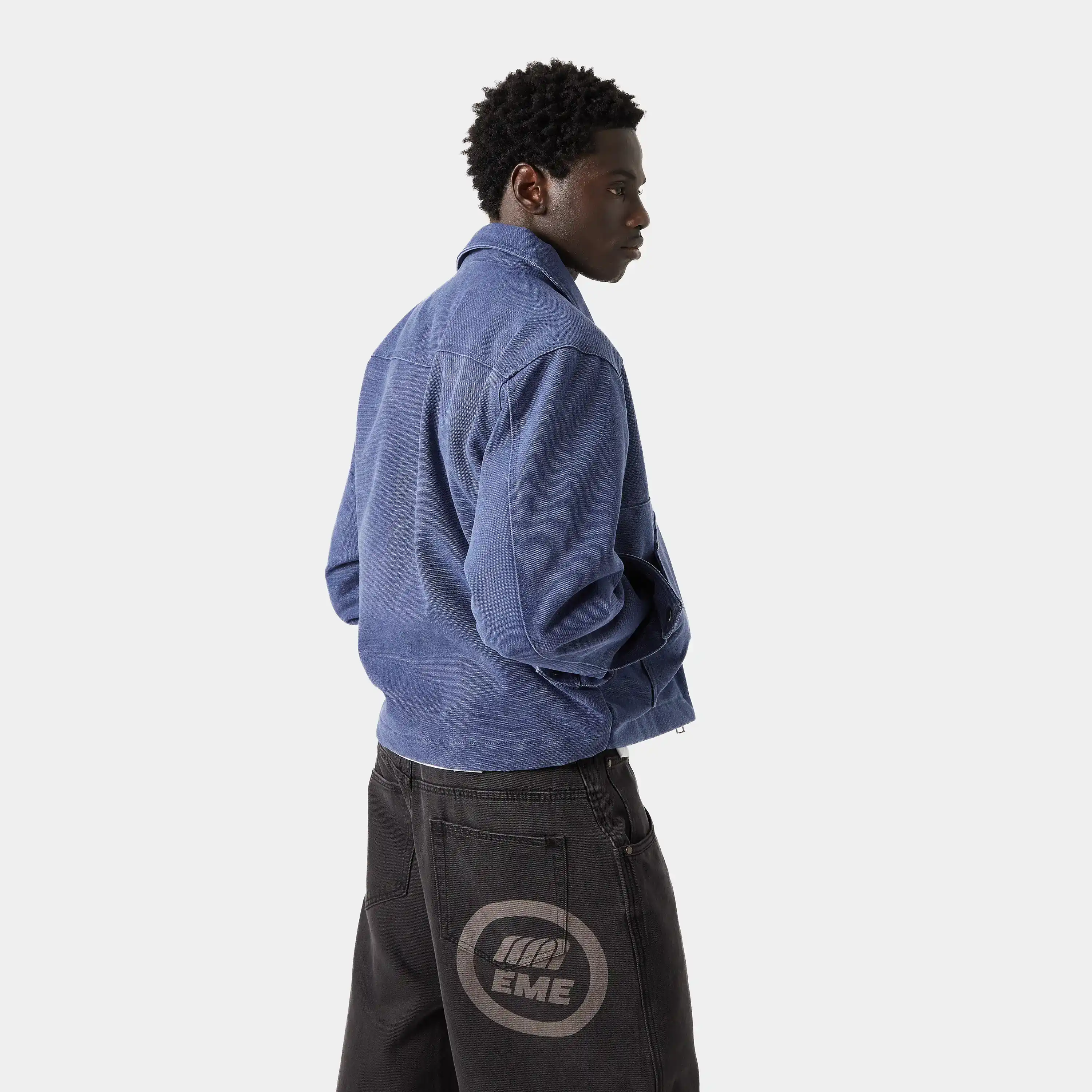 Wake Straight Navy Coat