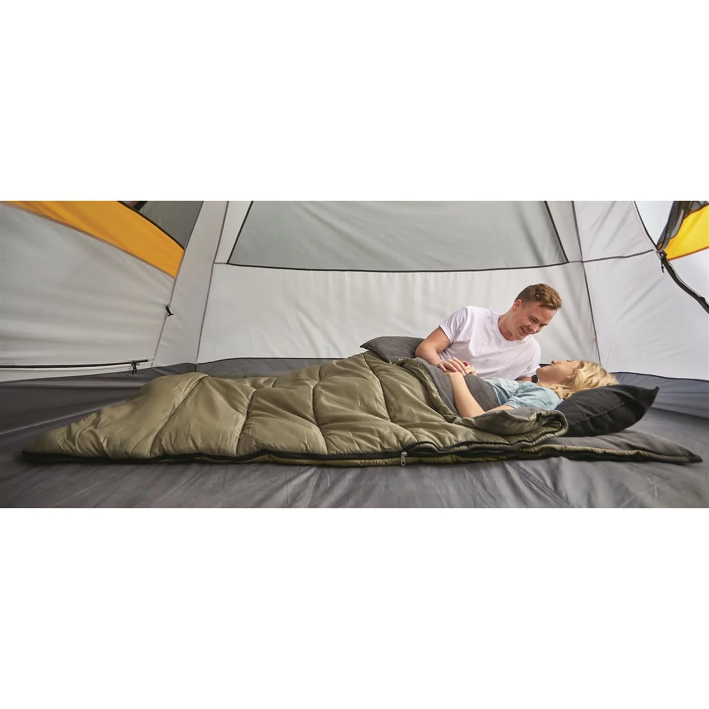 Fleece Lined Double Sleeping Bag, 20��F - Image 8