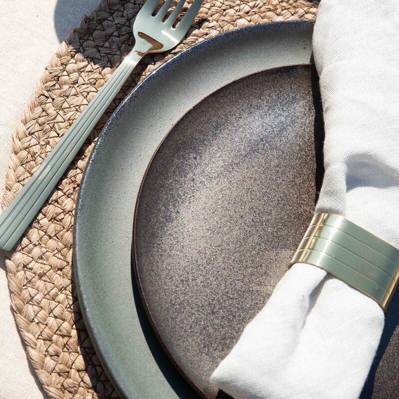 RAW Titanium Black frokosttallerken 23 cm