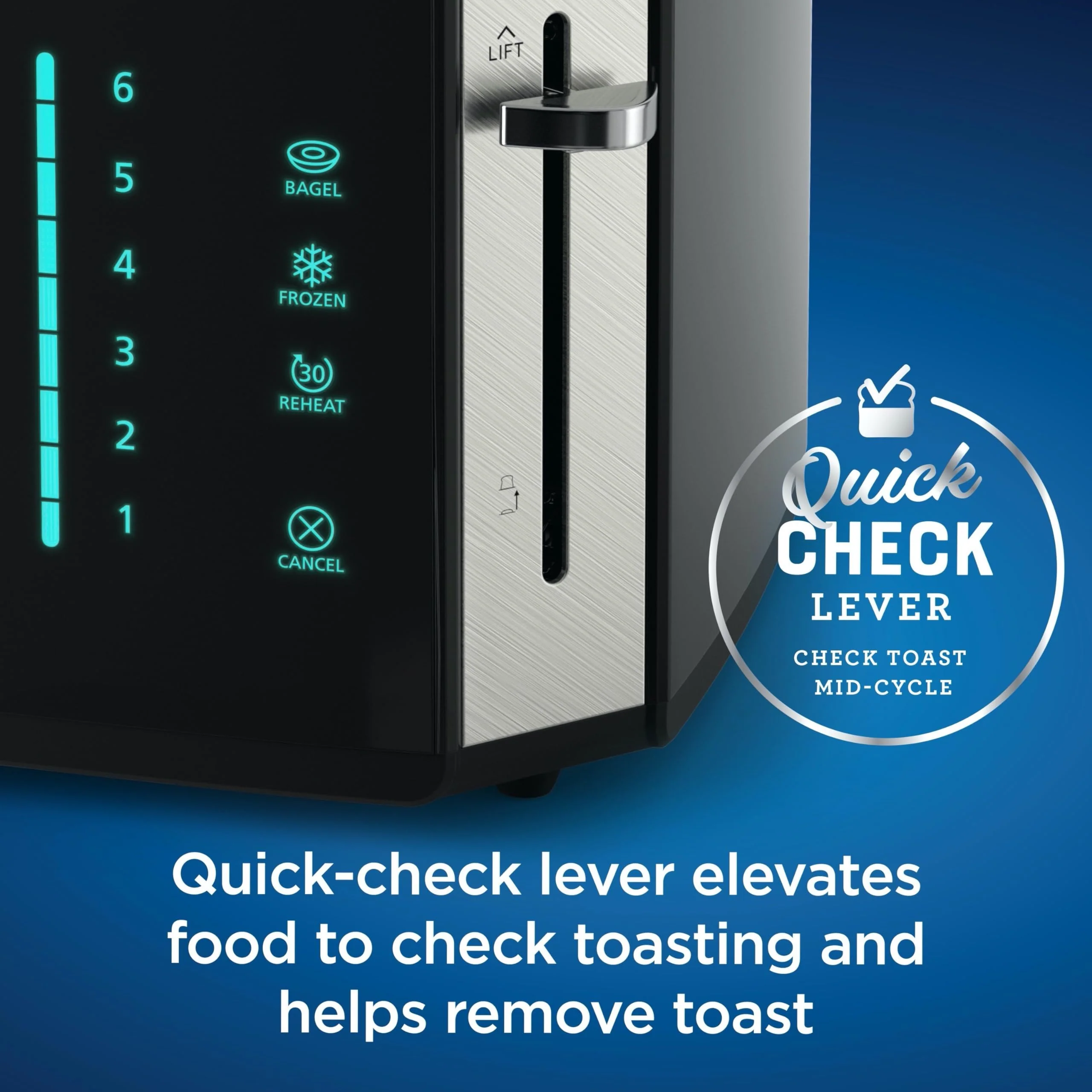 Oster 4-Slice Toaster with Touch Screen