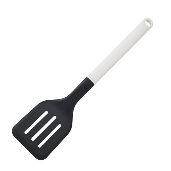 Classic stekespade perforert 34 cm porcelain white