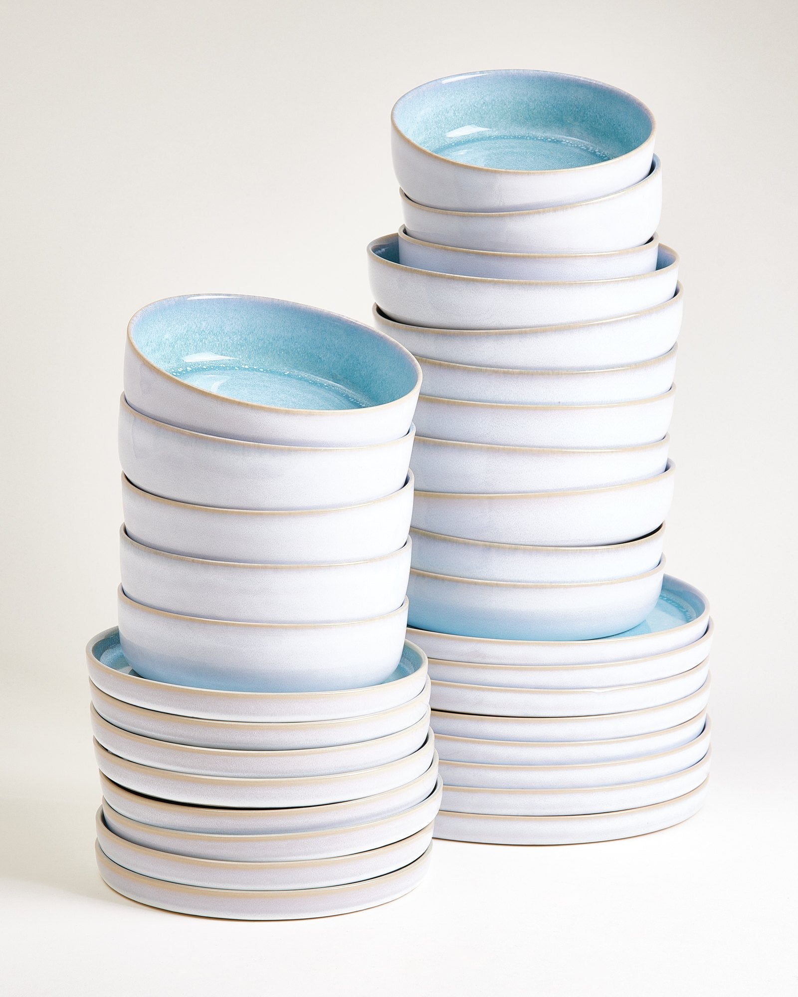 CORDOAMA - TABLEWARE SET MODERN AQUA 32 PIECES