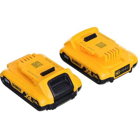 Dewalt – Perceuse à percussion sans fil 18V 65Nm – 2 batteries 2.0Ah – Moteur sans balais pour perçage béton, bois et métal – Coffret TSTAK — vue 6