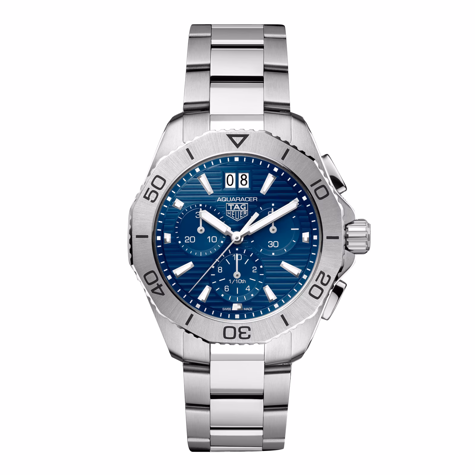 【Super Clone】TAG Heuer Aquaracer Professional 200 Chronograph 40mm Mens Watch Blue CBP1113.BA0627