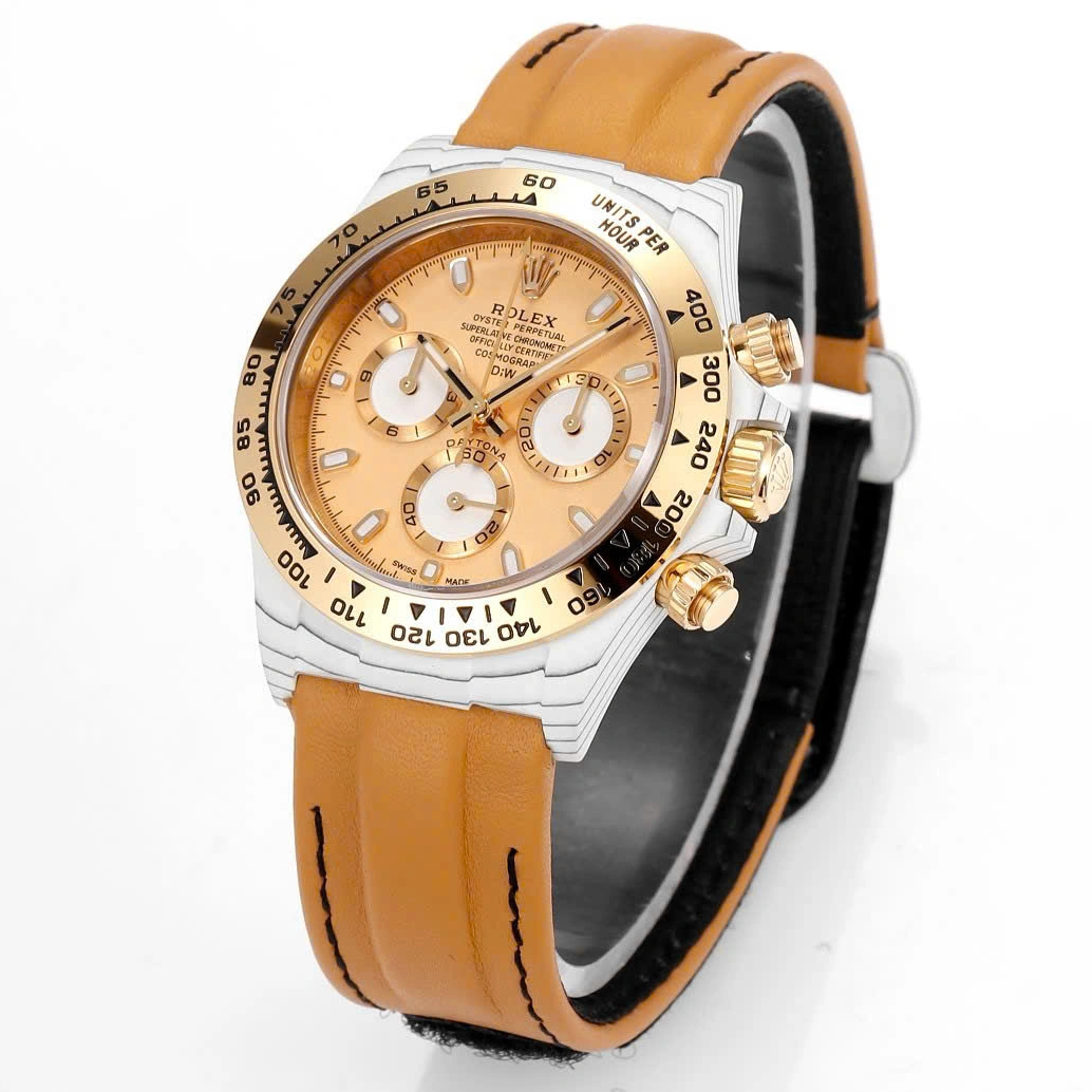 [Super Clone]Rolex Cosmograph Daytona DIW Golden Essence 40mm Replica 1:1 – Top Quality Version