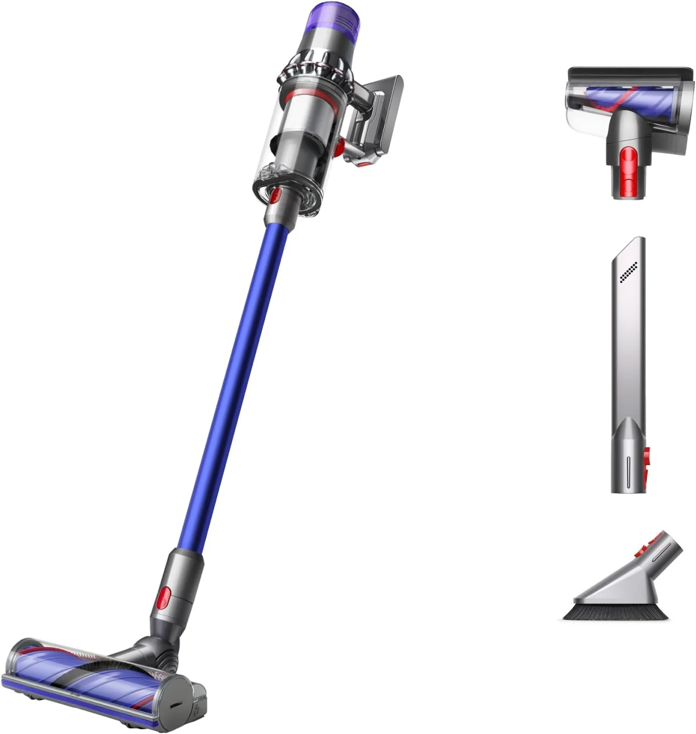 Aspirateur sans fil Dyson V11 Origin, 185 AW, 3 modes de puissance, jusqu'à 60 minutes d'autonomie², nettoie en profondeur les sols durs et les tapis, démêle les poils d'animaux, se transforme en aspirateur à main