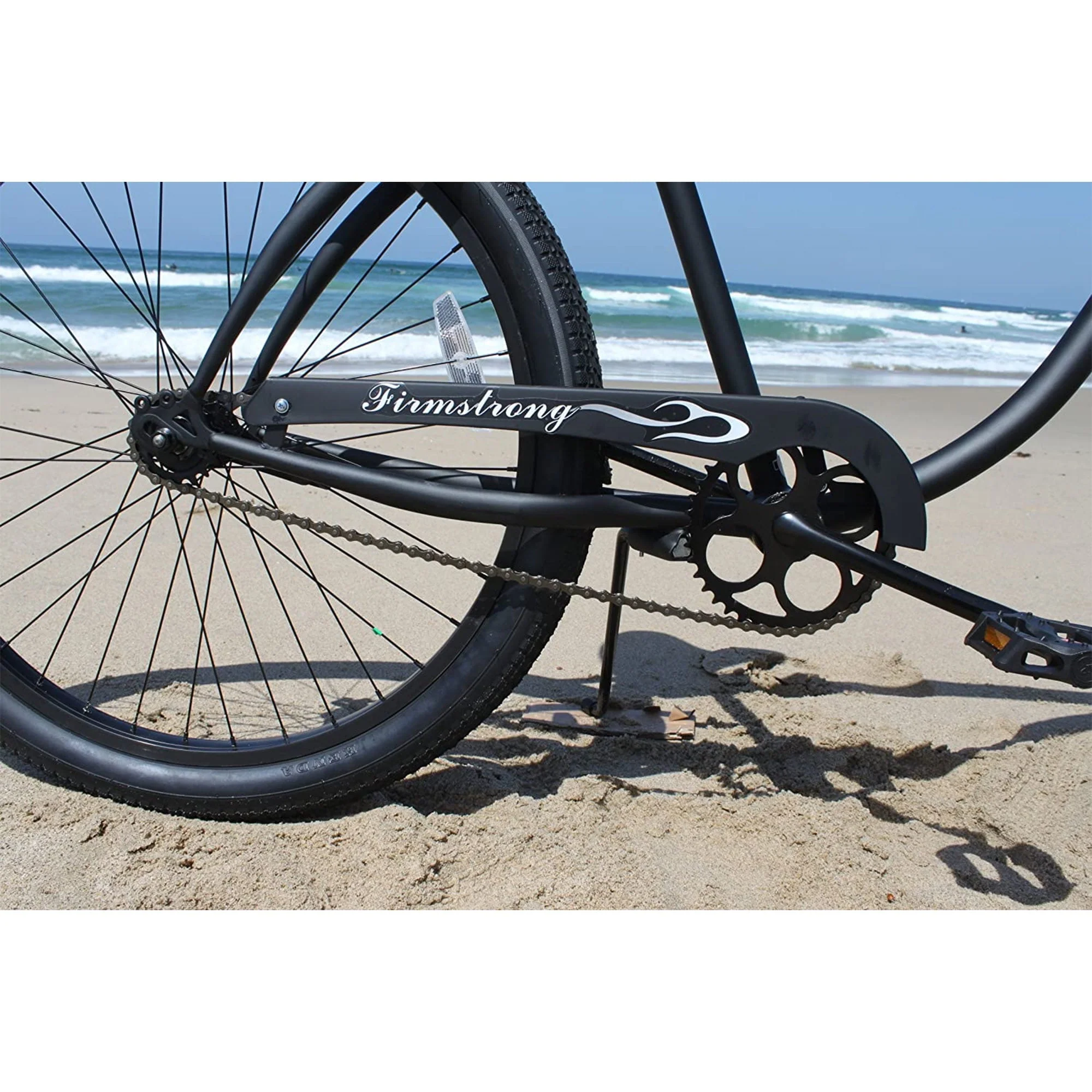 Firmstrong Bruiser Single Speed Men'S 26 in Beach Cruiser Bike, Black