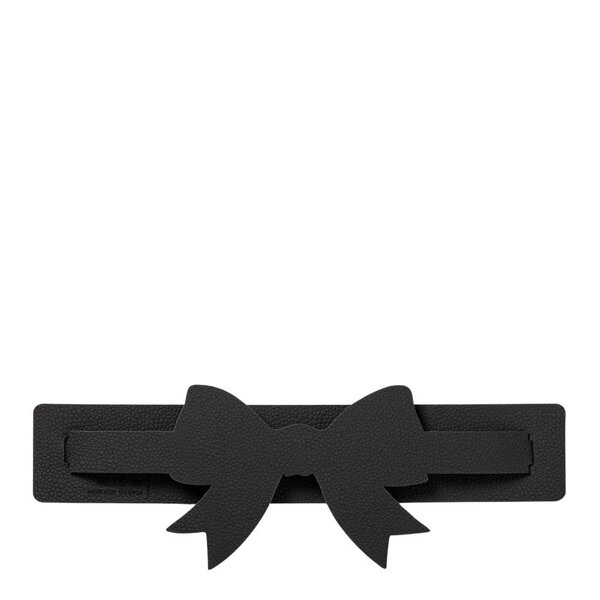 Rosett serviettholder 9x26 cm svart