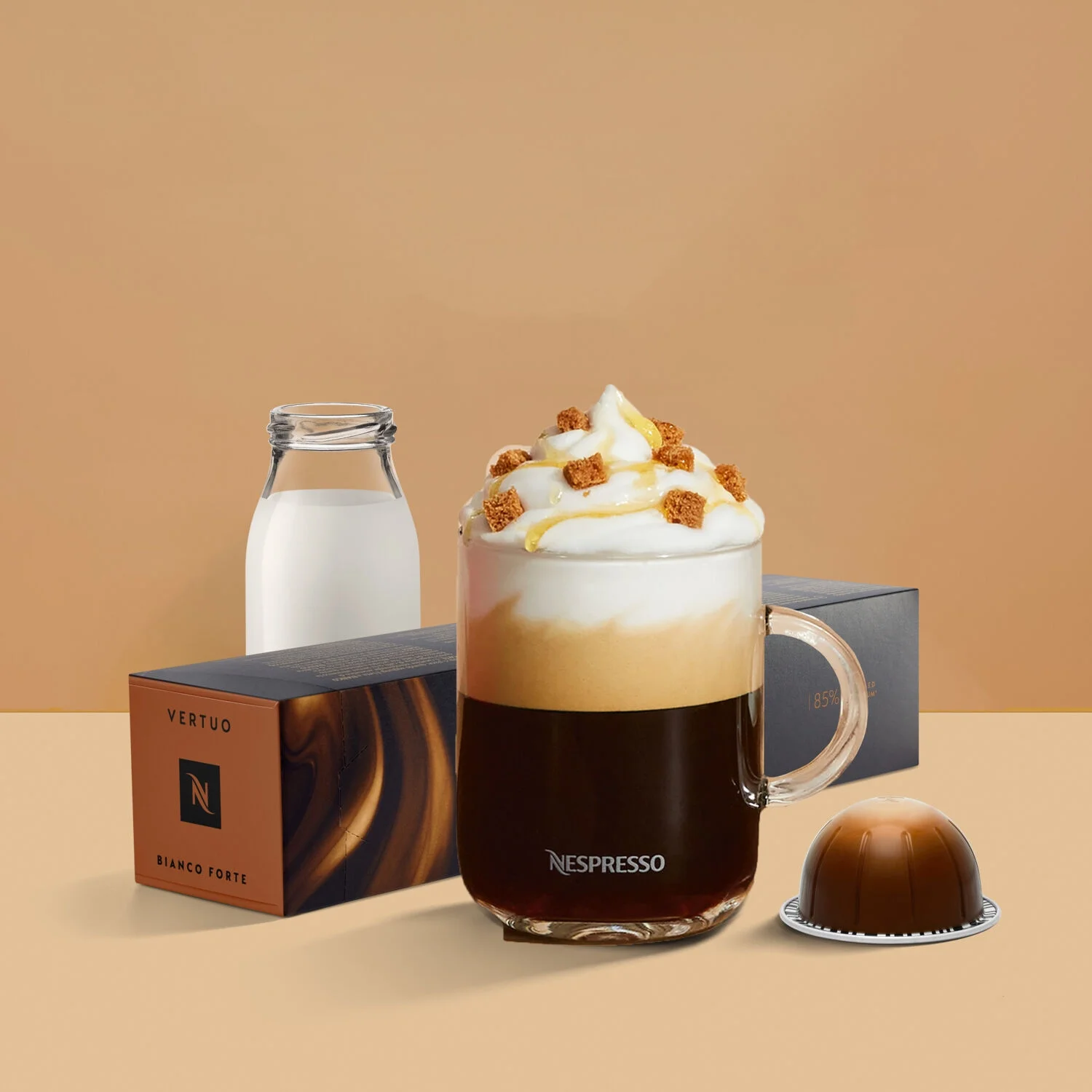 Nespresso New Vertuo Plus Coffee and Espresso Machine by De'Longhi with Aerocinno, Gray, Single - Serve Brewers
