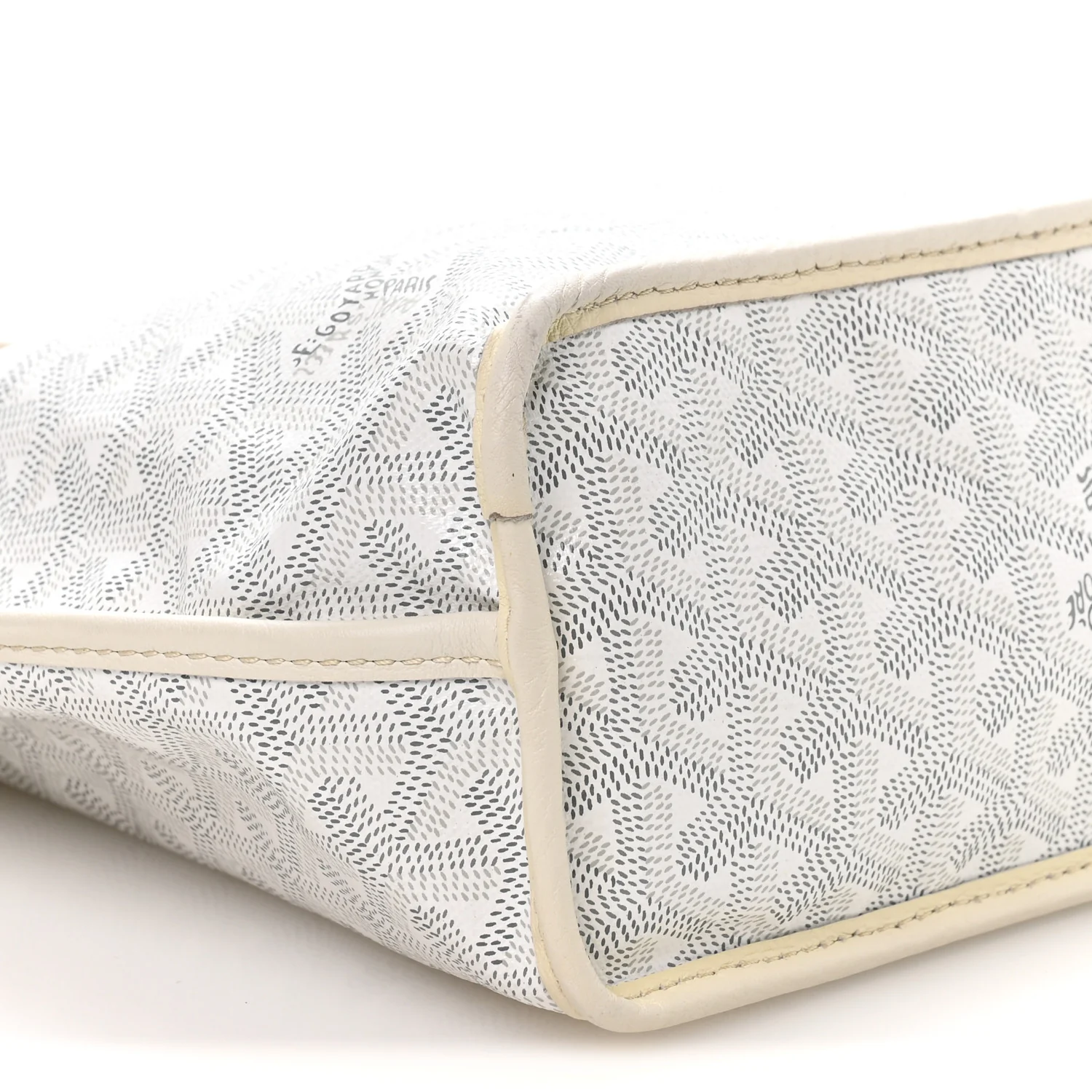 Goyardine Reversible Mini Anjou White