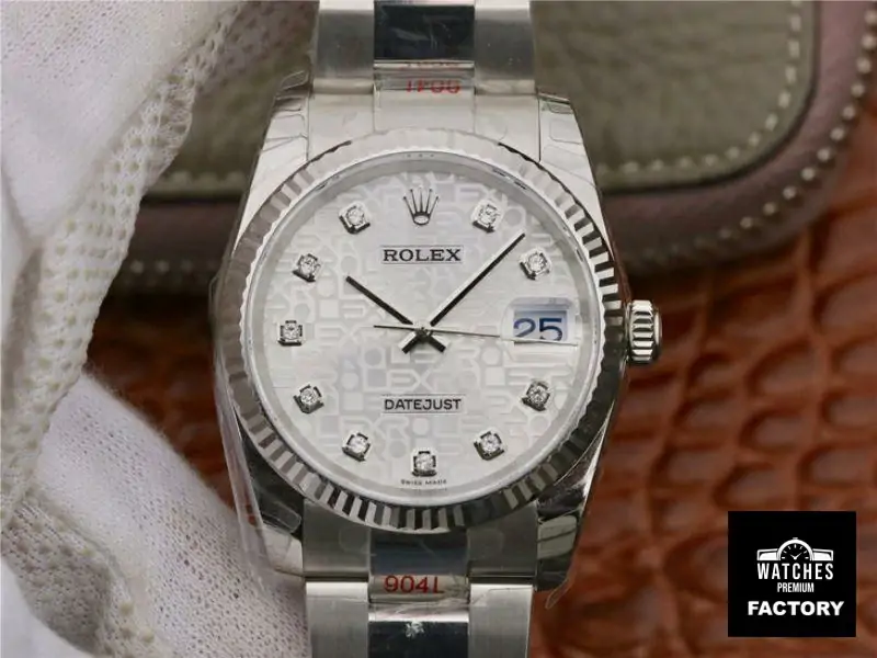 Rolex Datejust 116234 36MM AR Factory Diamond-printed Dial