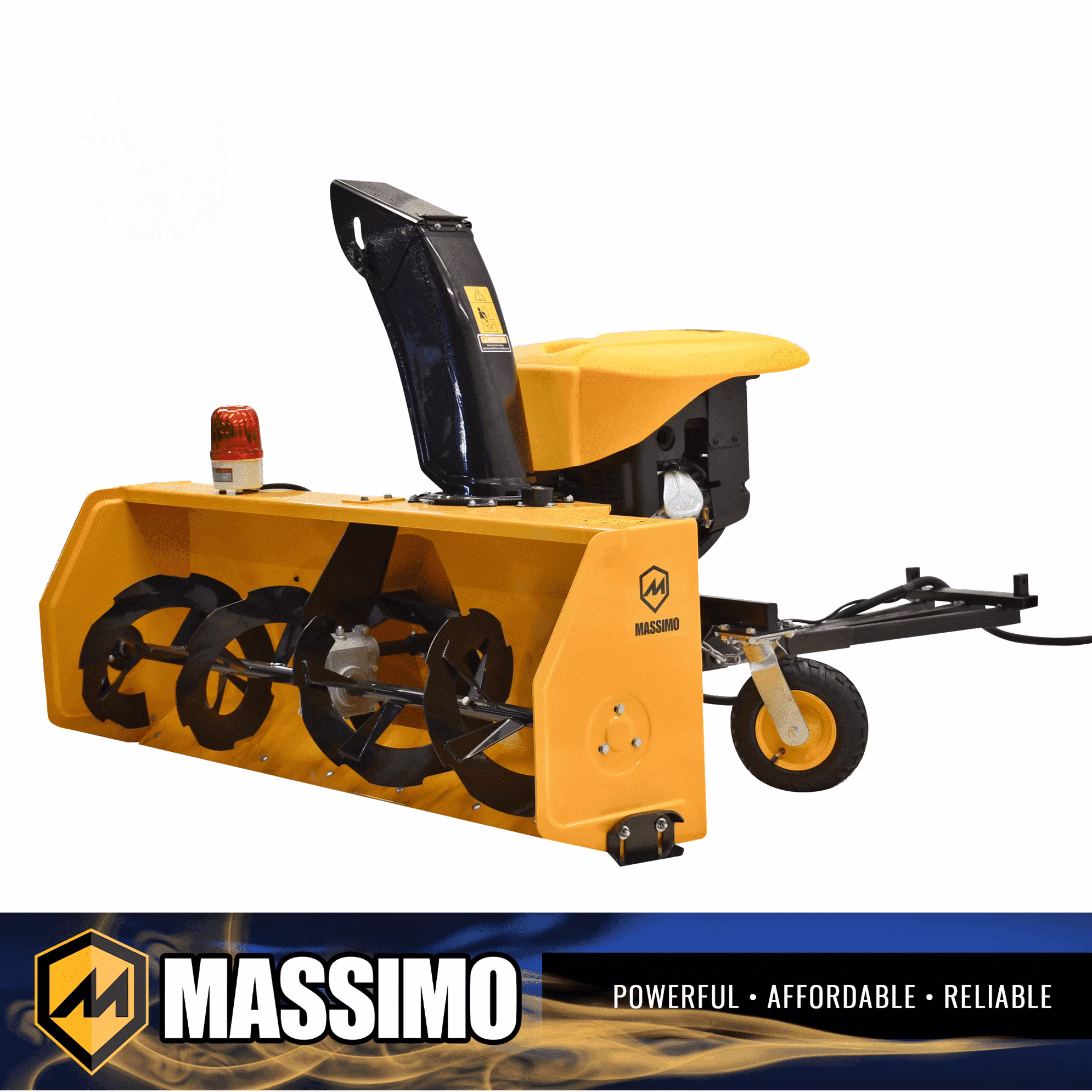 60" Snow Blower 2-Stage �C 13HP 420cc Gas Powered UTV/ATV Attachment for Heavy Duty Snow Removal