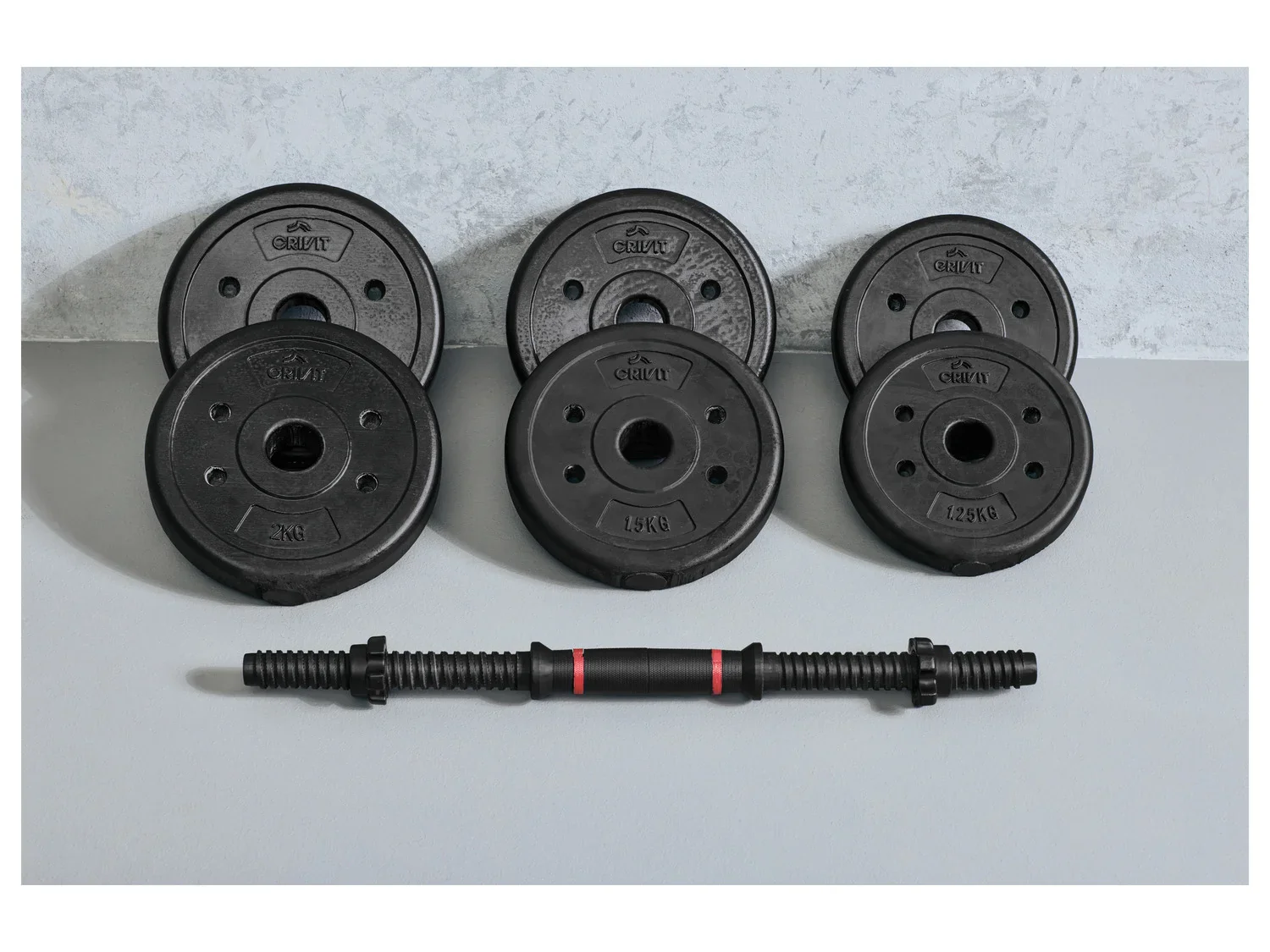 CRIVIT Set dhaltres courts, 9 pices