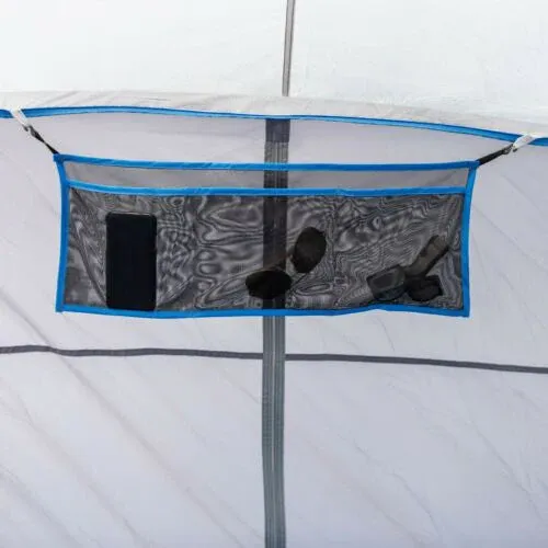 Tente familiale cabane de 16 personnes avec 3 pièces et 3 entrées