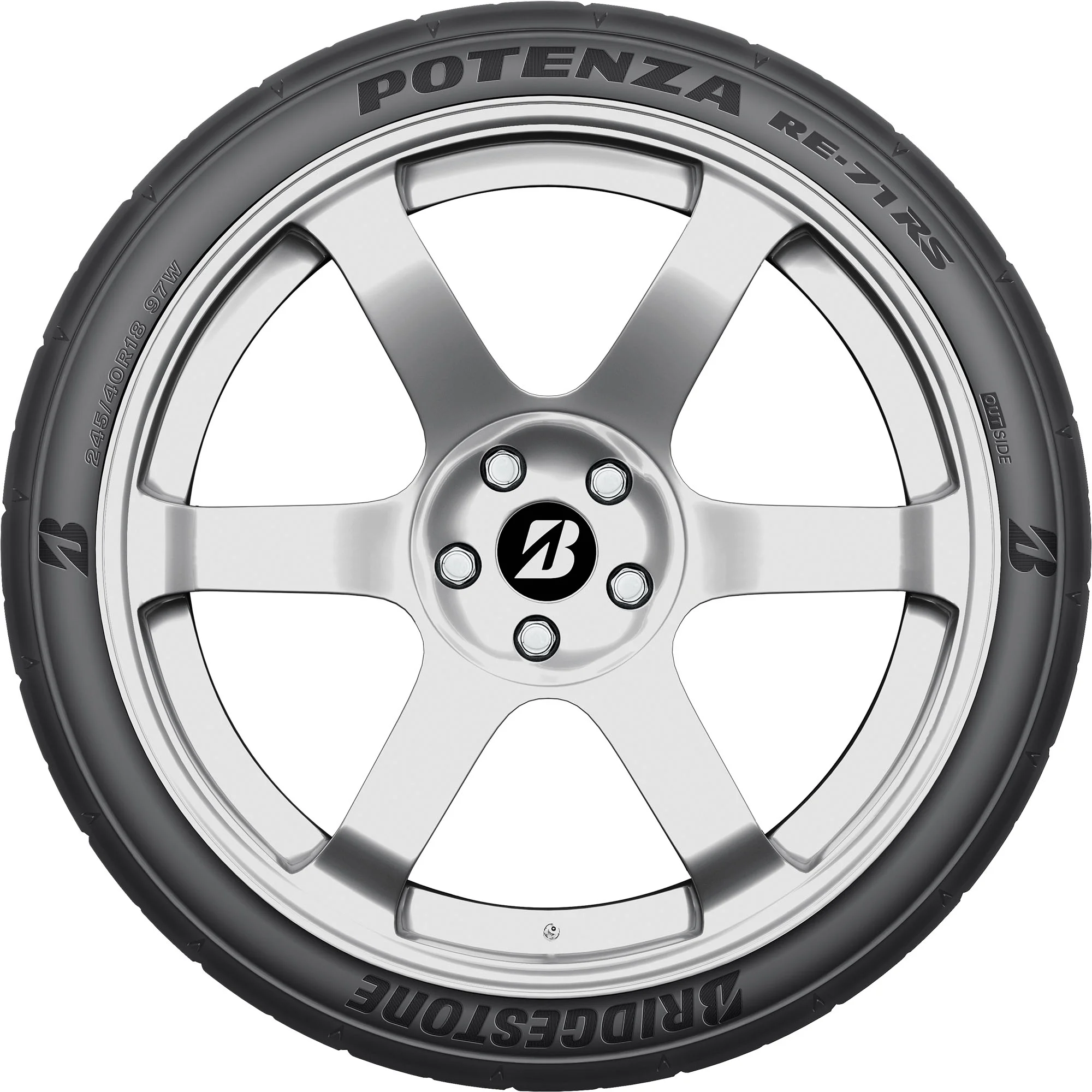 Bridgestone Potenza RE 71RS UHP Summer 245/40R18 97W XL Passenger Tire