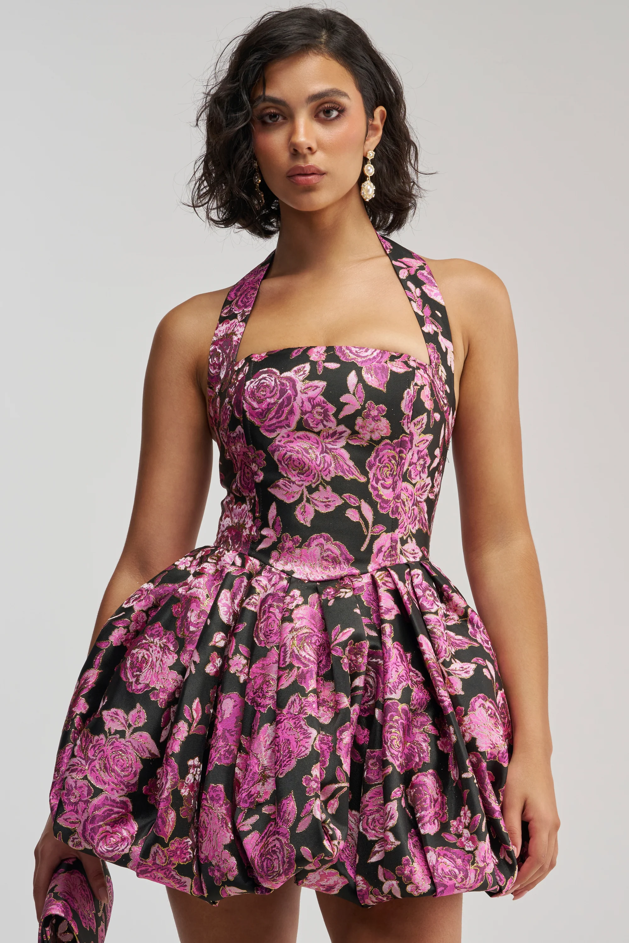 CATCH ME DANCING FLORAL MINI DRESS - Akira Store