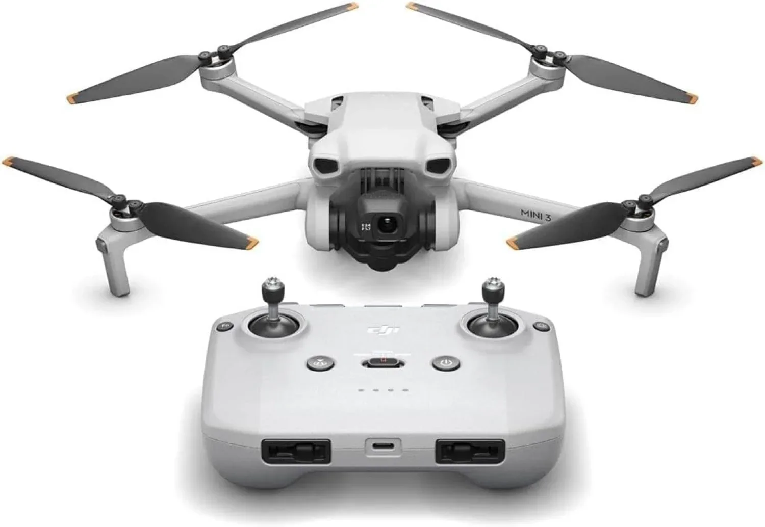 Drone DJI Mini 3 avec caméra pour adultes, 4K, autonomie de vol de 38 min, jusqu'à 10 000 m (32 800 pieds).