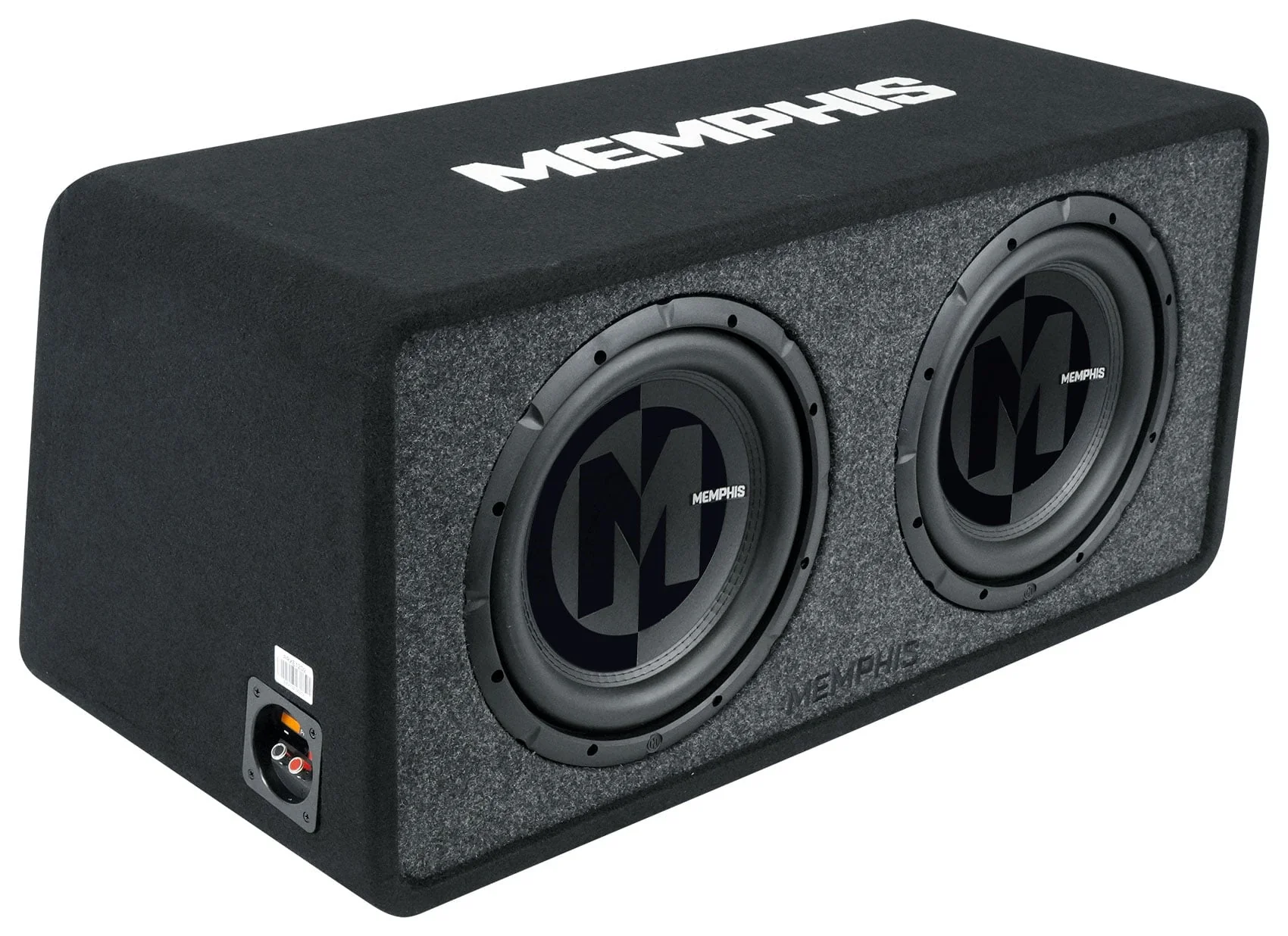 Memphis Audio PRXE12D2 1200w Dual 12" Subwoofers+Enclosure Box+Amplifier+Amp Kit Image 10