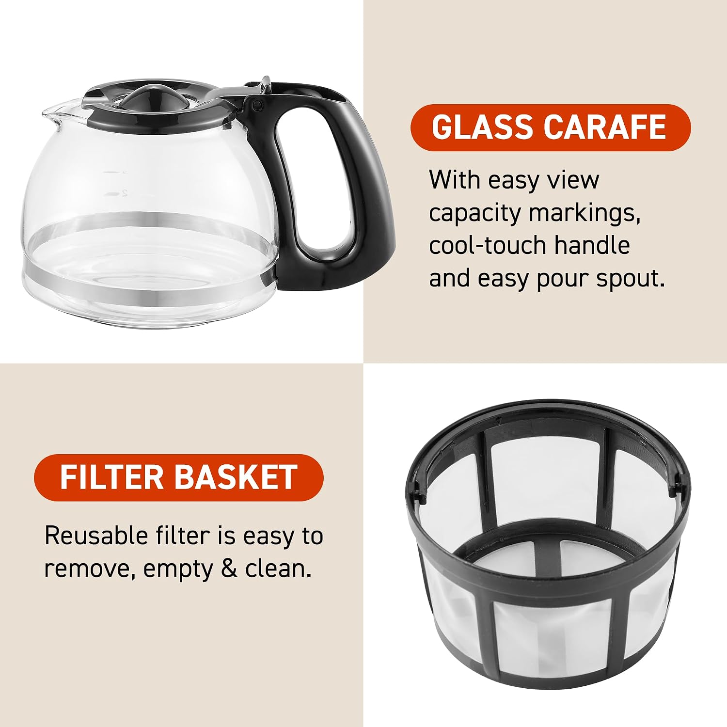 Elite Gourmet EHC4128 Automatic 4-Cup Drip Coffee Maker, Black| Glass carafe, Pause N Serve, reusable filter, On/Off switch, and Keep Warm with water level indicator